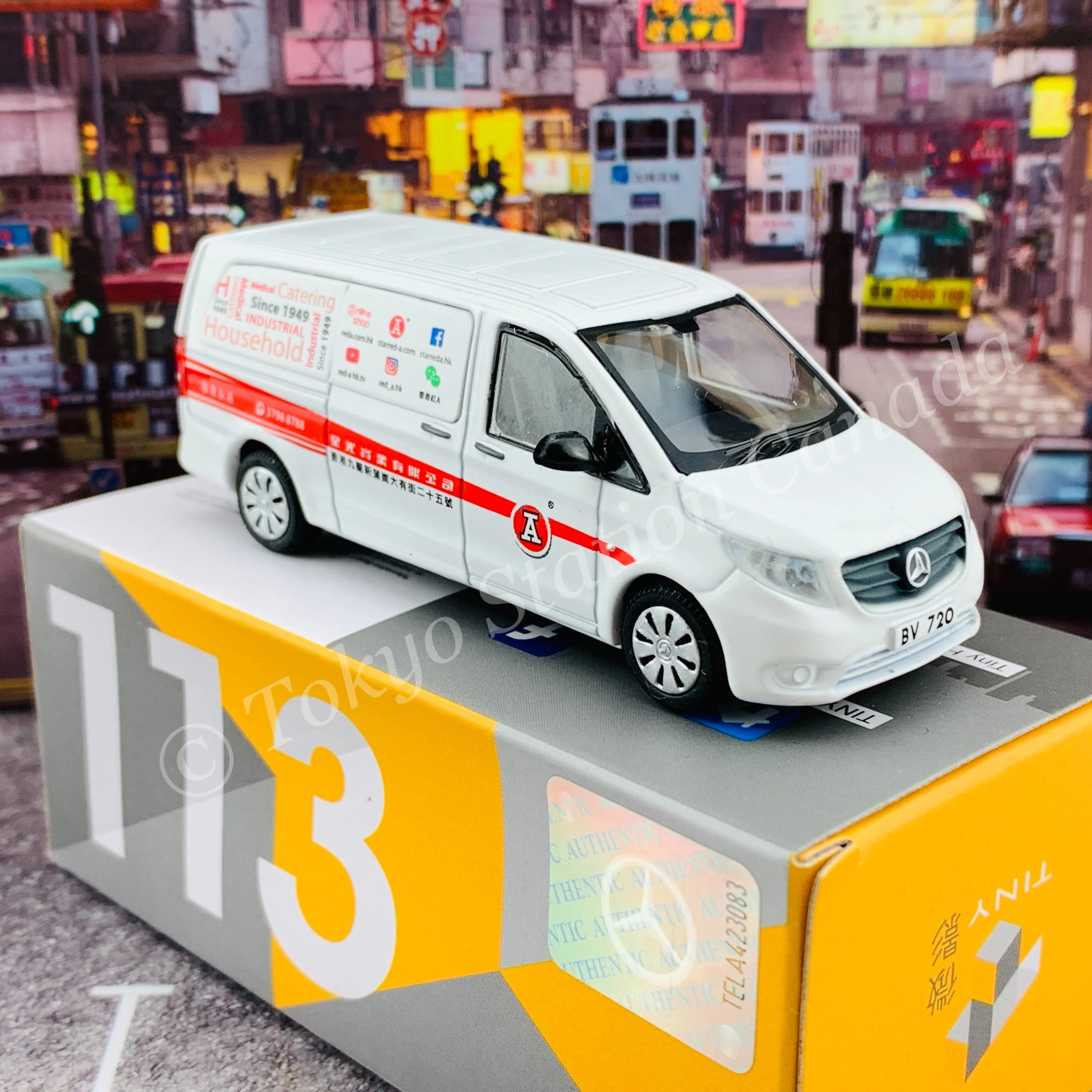TINY 微影 113 MERCEDES-BENZ Vito Red A 平治 Vito  紅A ATC65072 - Image 6
