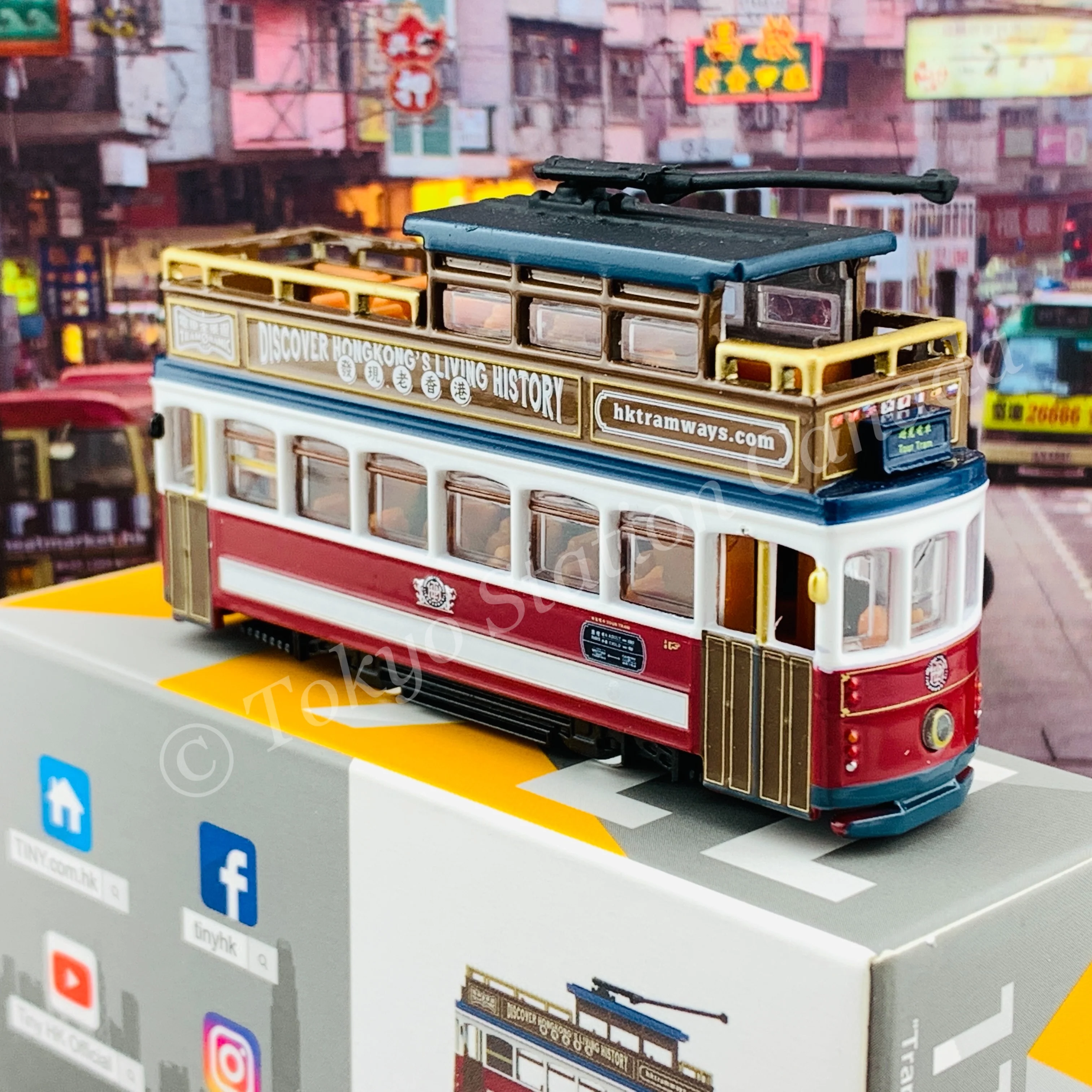 TINY 微影 116 Hong Kong "TramOramic Tour" Tram "電車全景遊" 電車ATC65205 - Image 6