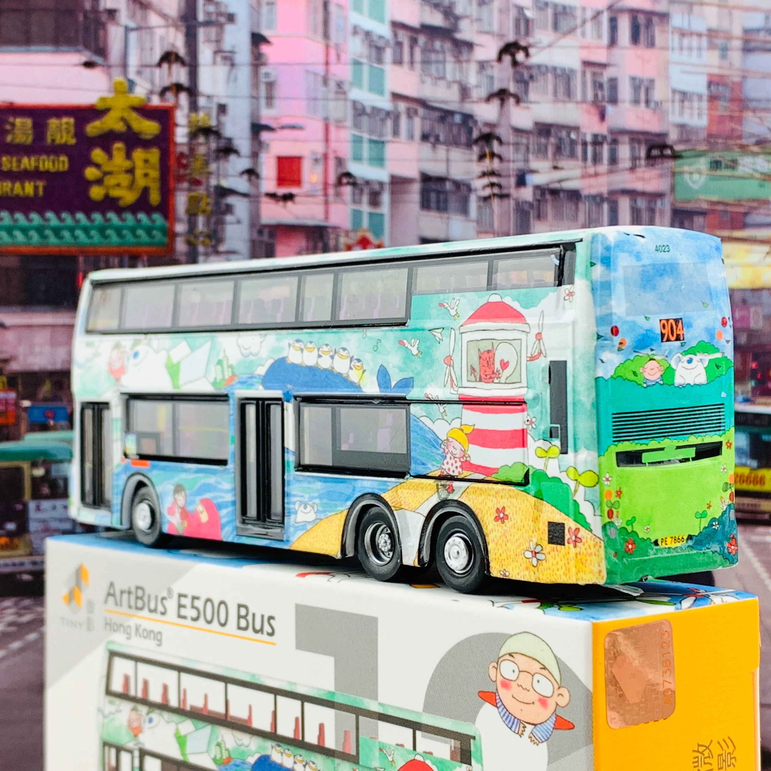 Tiny 微影 12 ArtBus E500 Bus (Lai Chi Kok 荔枝角 904) ATC64777 - Image 3