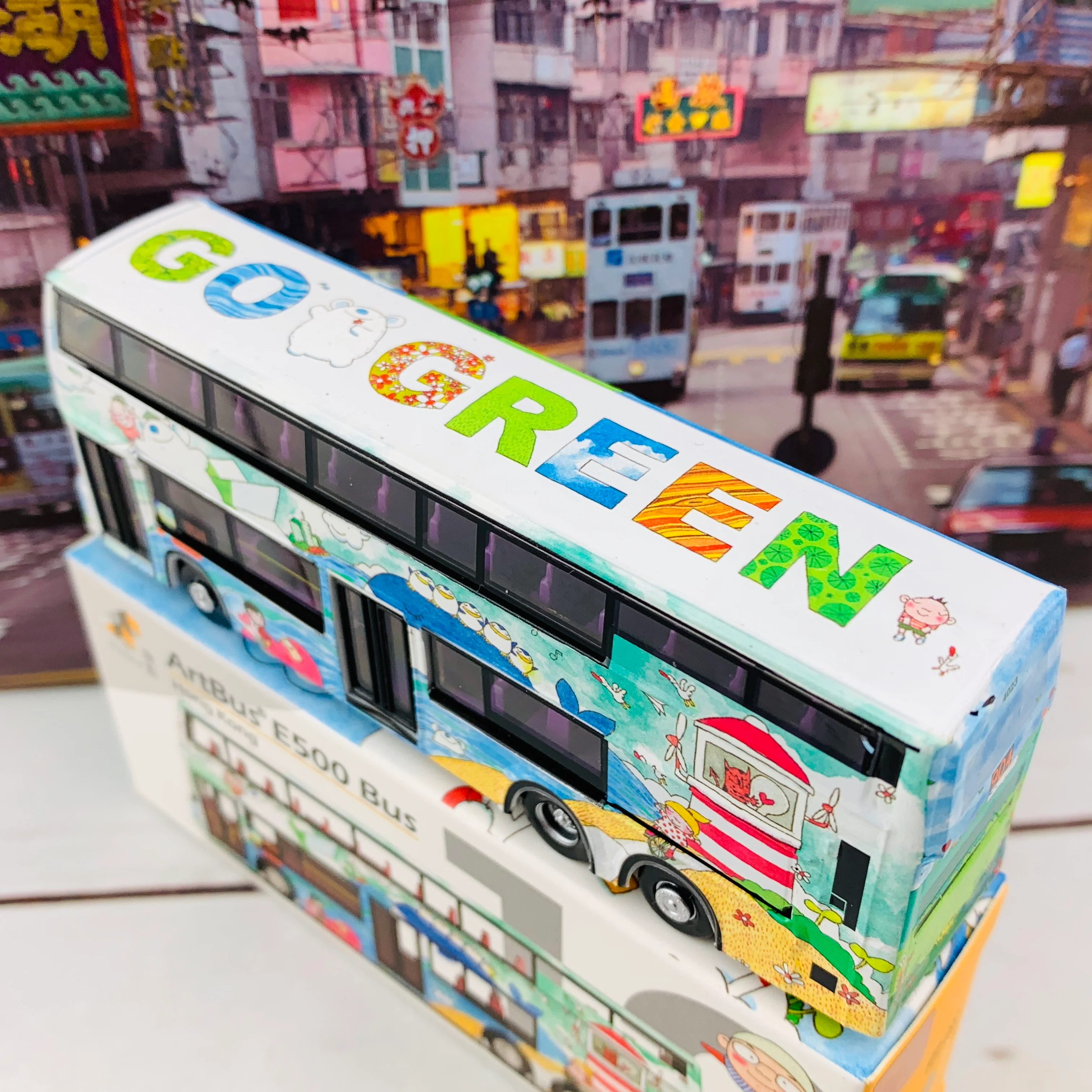 Tiny 微影 12 ArtBus E500 Bus (Lai Chi Kok 荔枝角 904) ATC64777 - Image 4