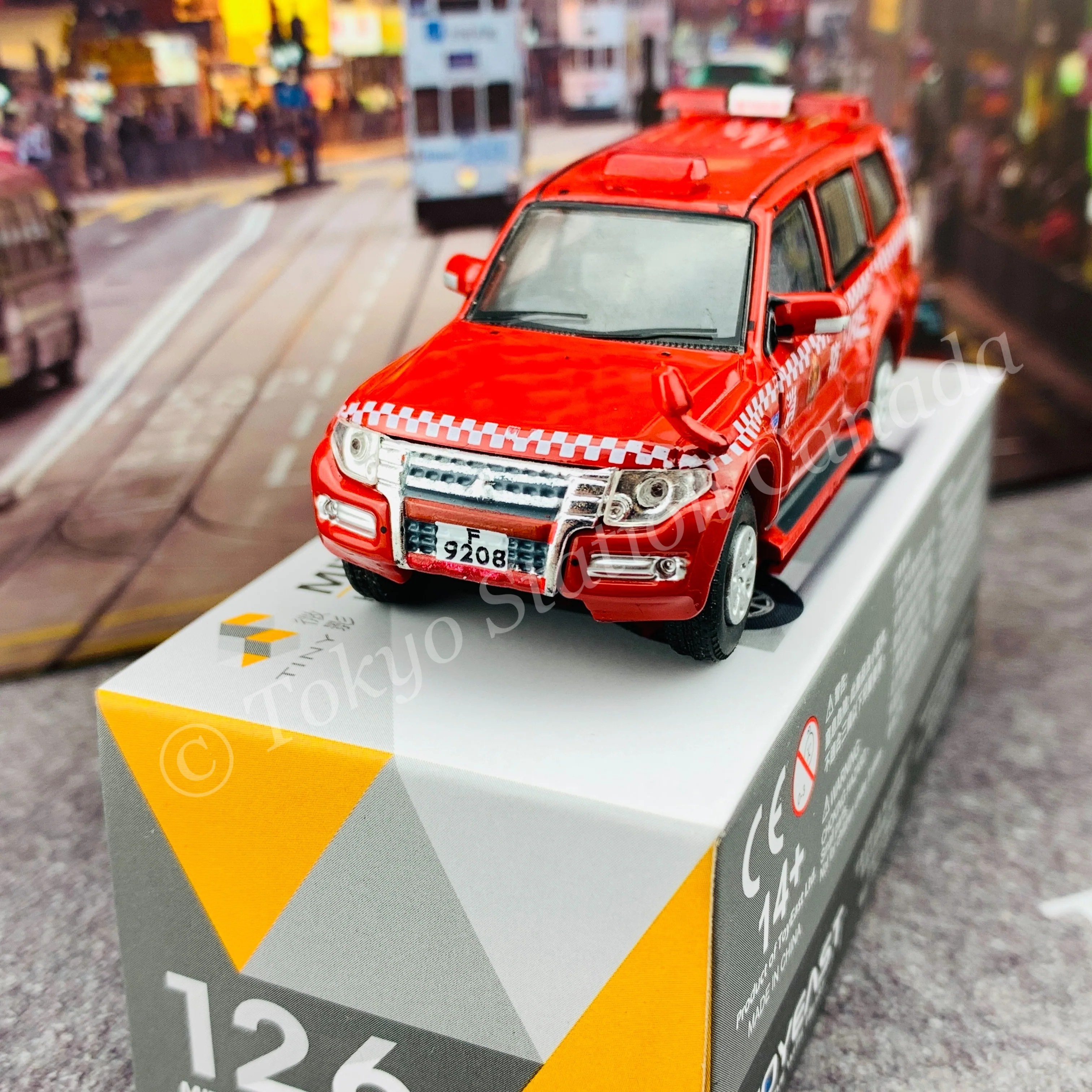 TINY 微影 126 Mitsubishi Pajero 2015 Hong Kong Fire Services Department  (F9208) ACT65206 - Image 2