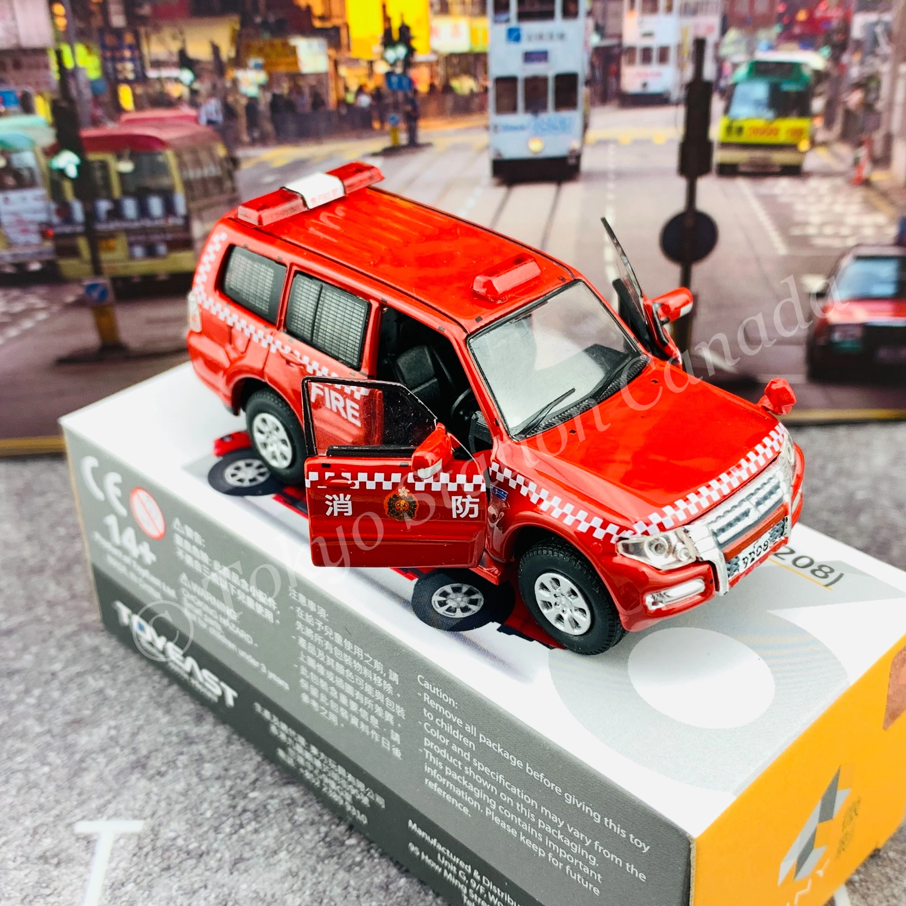 TINY 微影 126 Mitsubishi Pajero 2015 Hong Kong Fire Services Department  (F9208) ACT65206 - Image 5