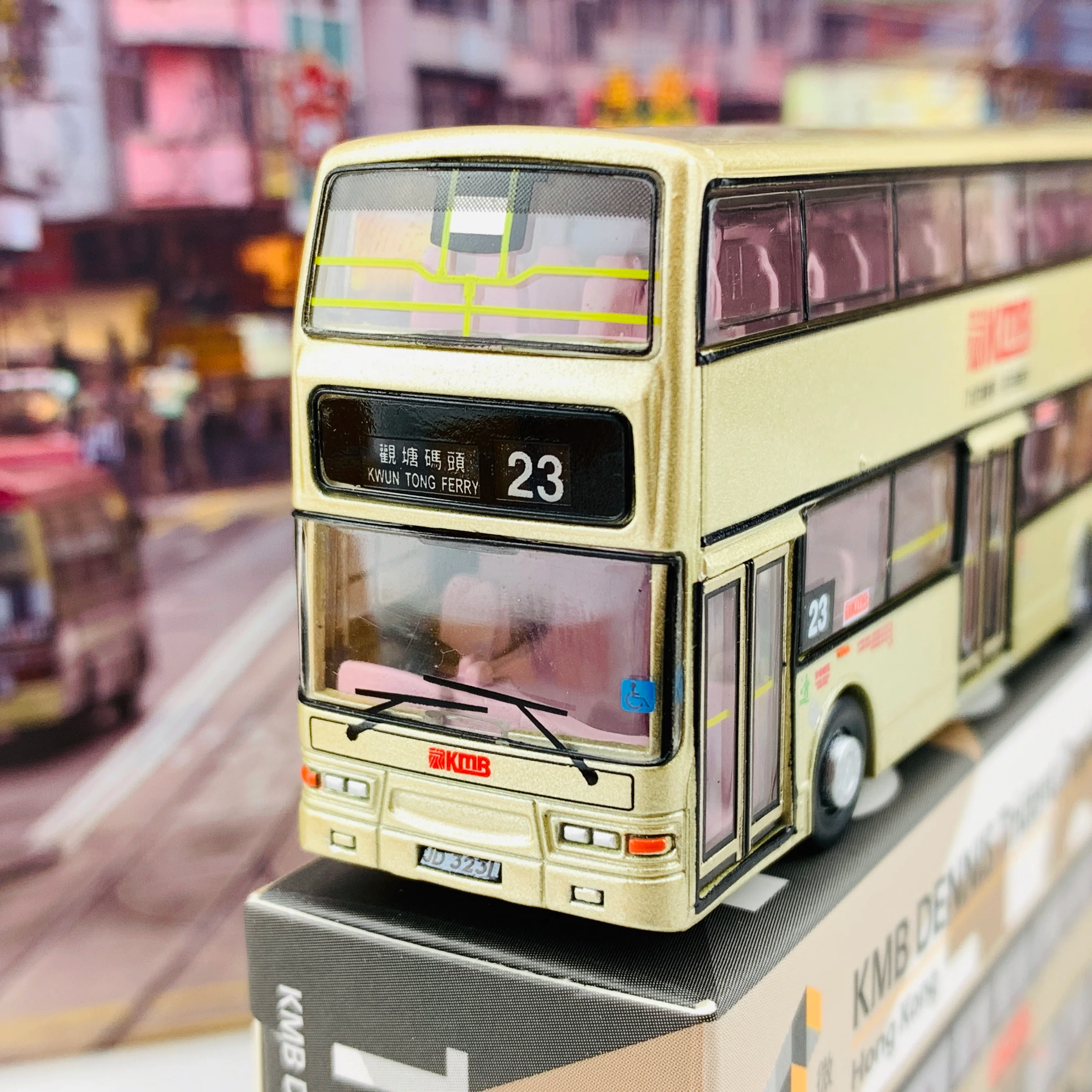 Tiny 微影 185 KMB Dennis Trident Duple MetSec 九巴丹尼士三叉戟-都普 (23 Kwun Tong Ferry 觀塘碼頭) KMB2019002 - Image 3