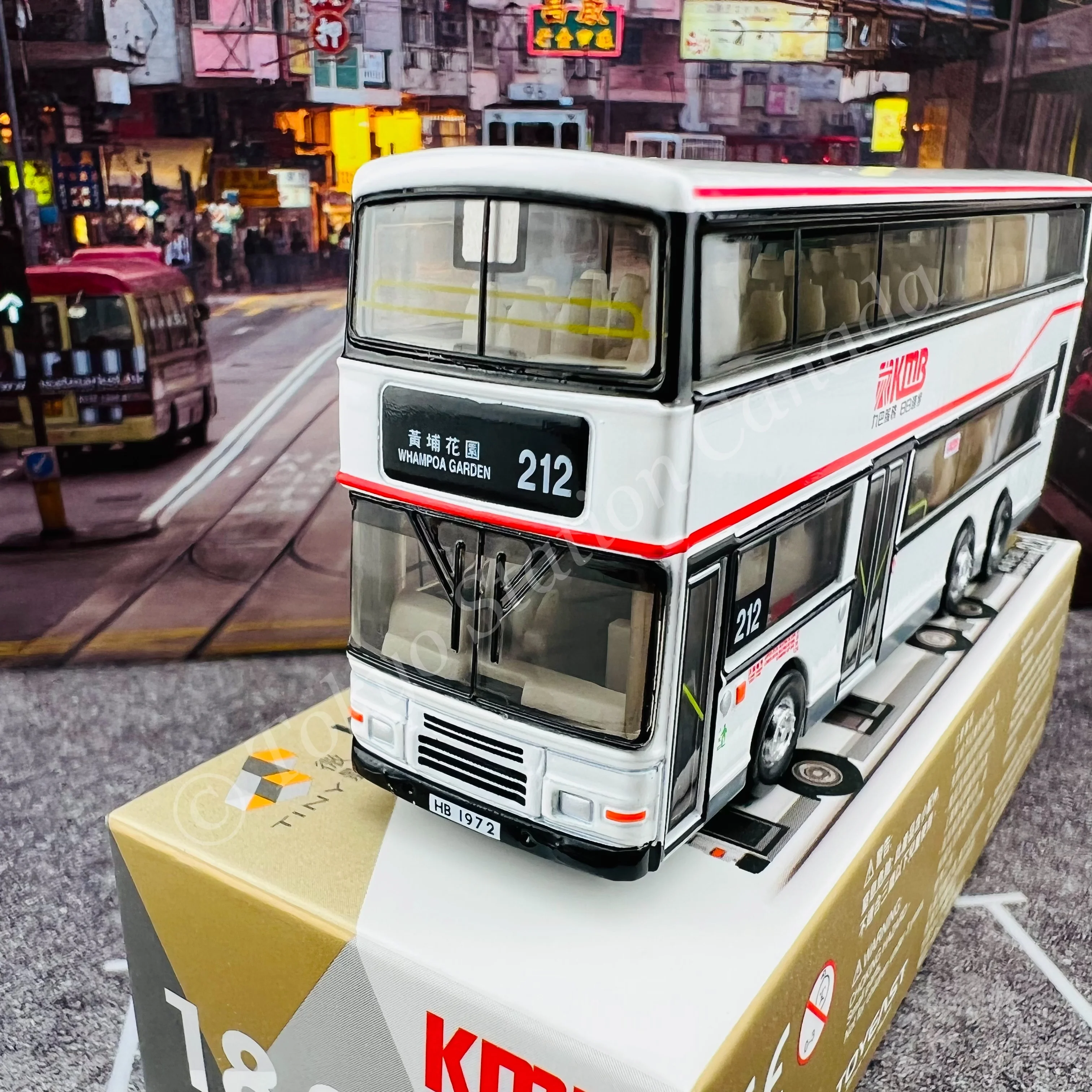 TINY 微影 188 KMB VOLVO Olympian (WHAMPOA GARDEN 212 黃埔花園) KMB2020126 - Image 2