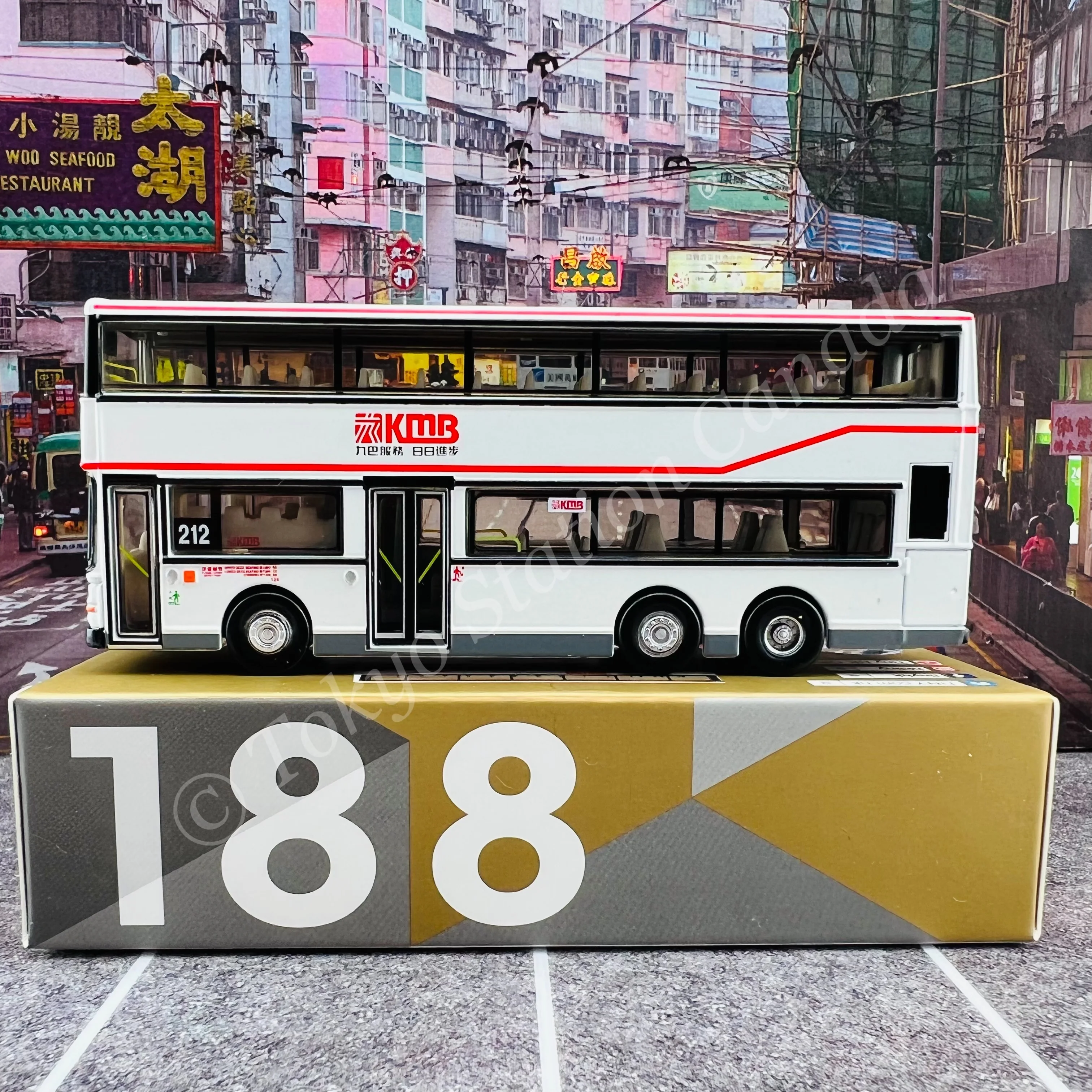 TINY 微影 188 KMB VOLVO Olympian (WHAMPOA GARDEN 212 黃埔花園) KMB2020126 - Image 3