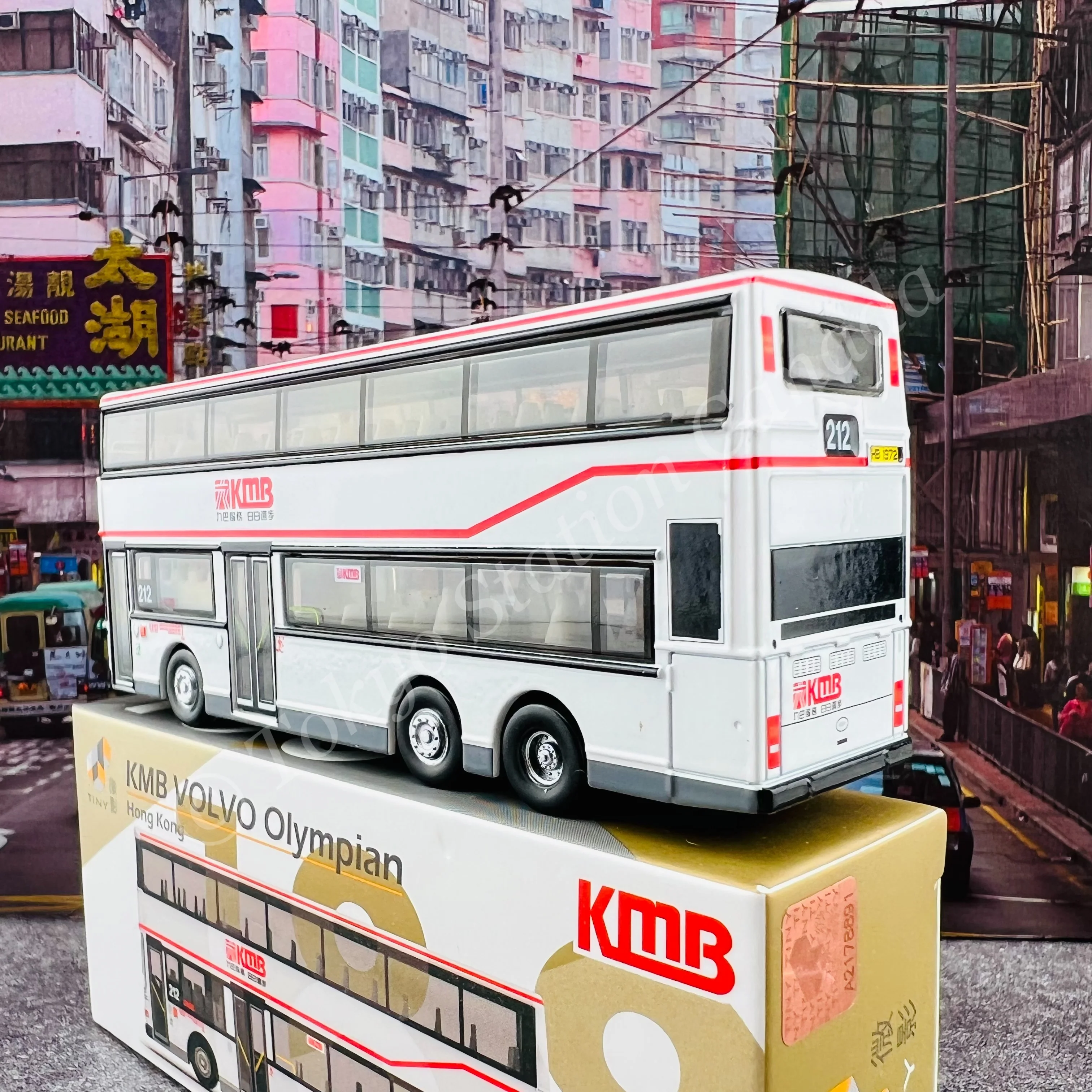 TINY 微影 188 KMB VOLVO Olympian (WHAMPOA GARDEN 212 黃埔花園) KMB2020126 - Image 4