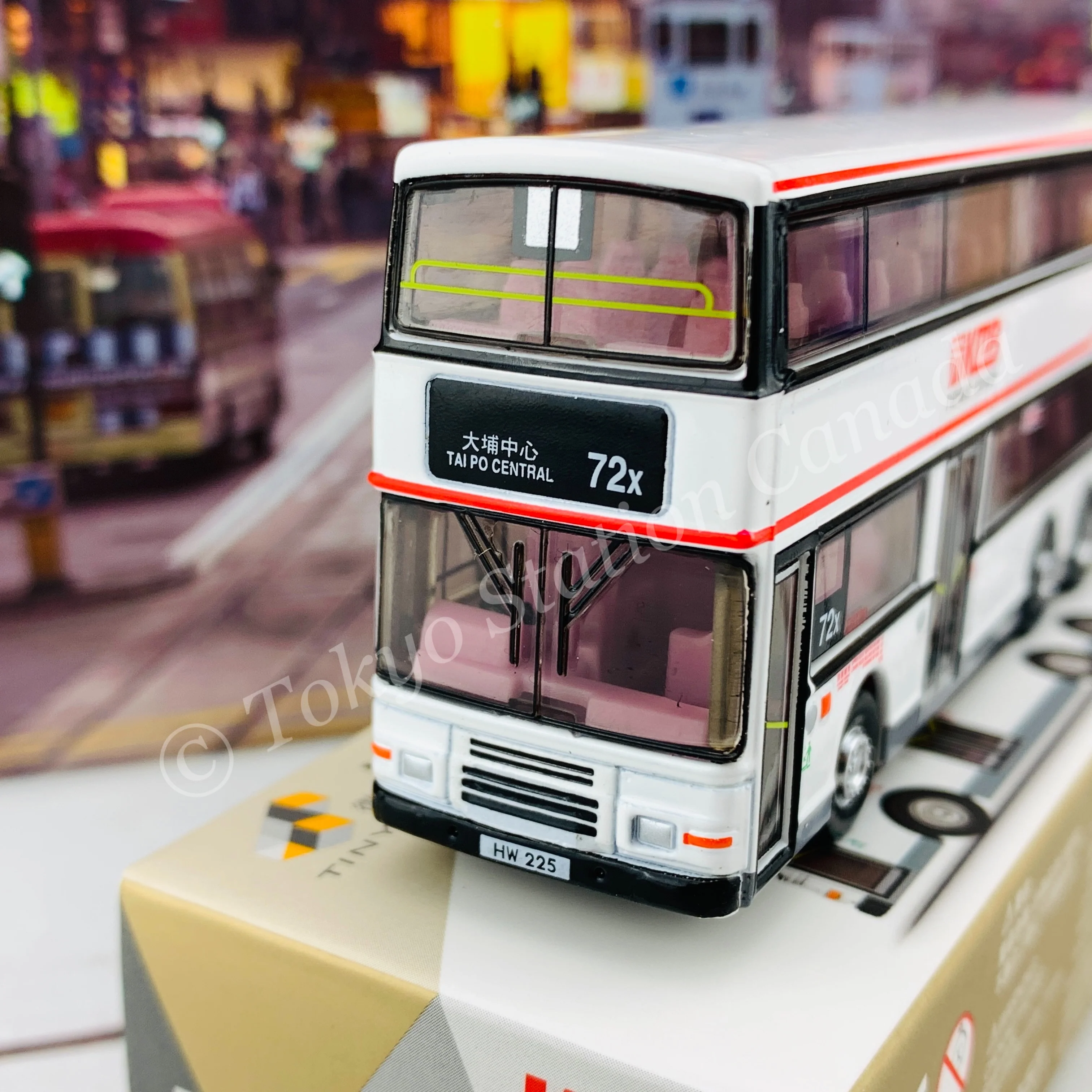 TINY 微影 188 KMB VOLVO Olympian Hong Kong (72X Tai Po Central 大埔中心) 九巴富豪 Olympian 11米 KMB2019008 - Image 2