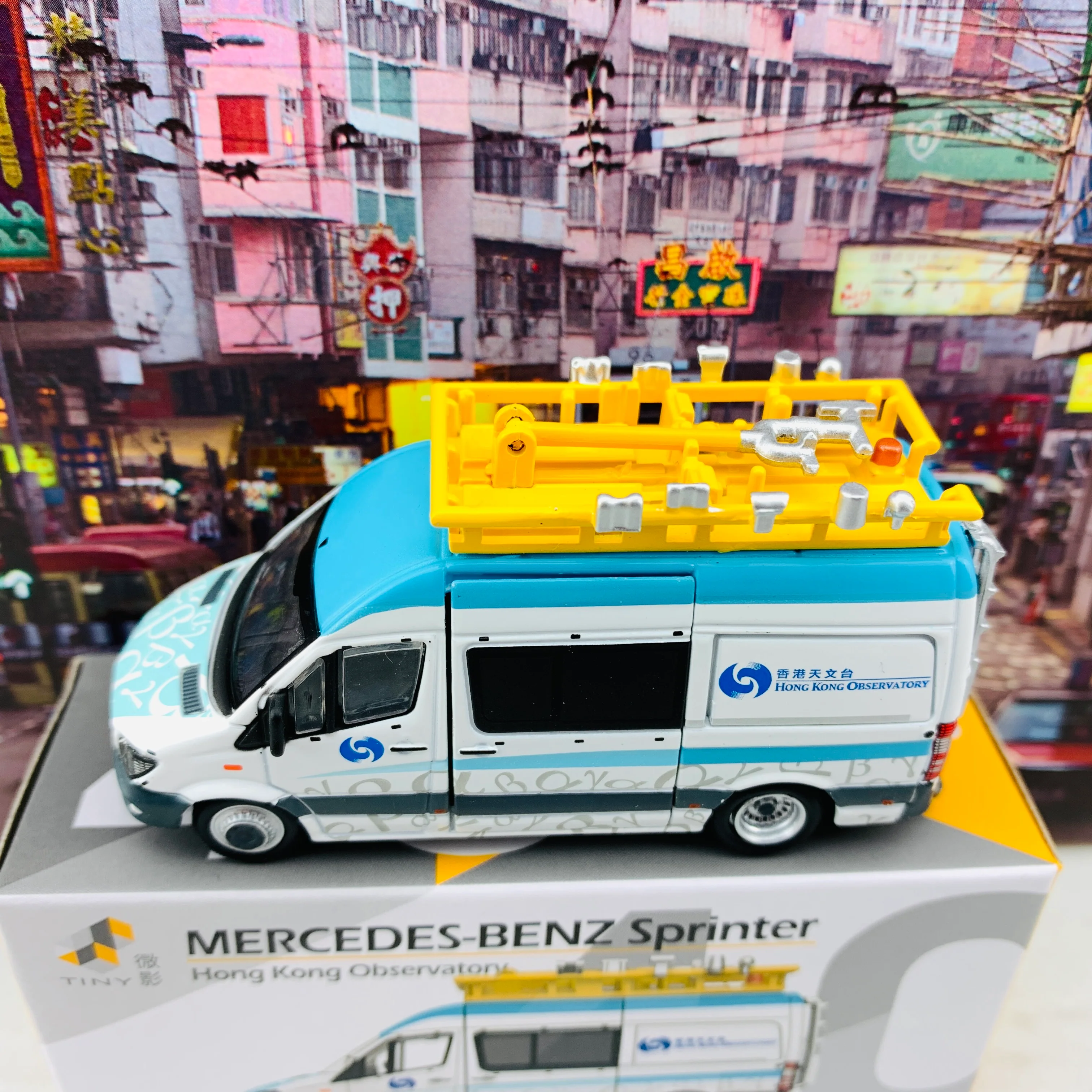 Tiny 微影 40 Mercedes-Benz Sprinter Hong Kong Observatory Radiation Monitoring Vehicle 天文台幅射巡偵車 ATC64800 - Image 2
