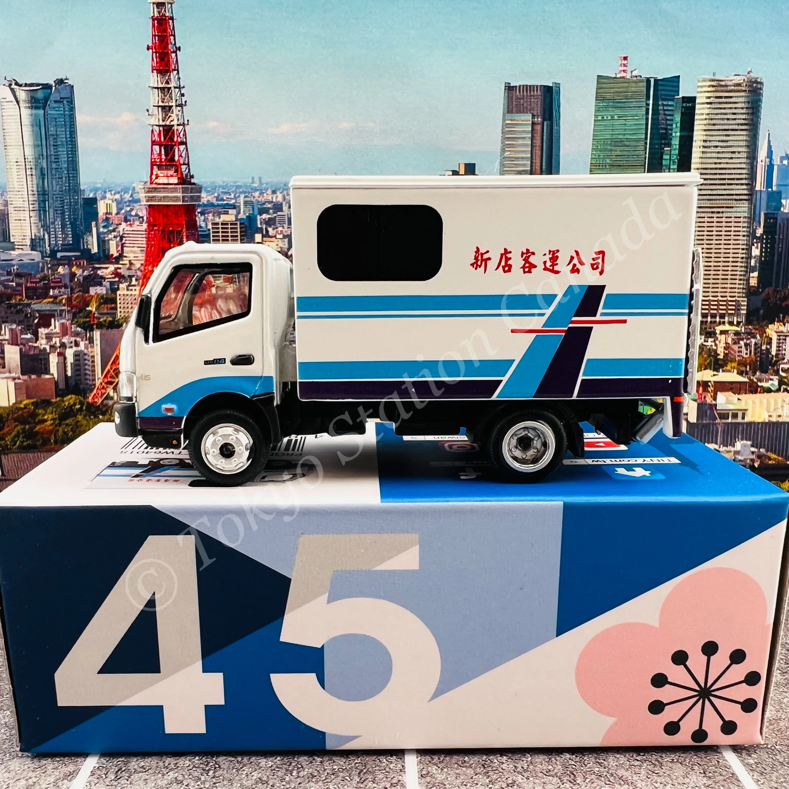 TINY 微影 TW45 Taiwan SinDian Bus HINO 300 Box Lorry ATCTW64018 - Image 3
