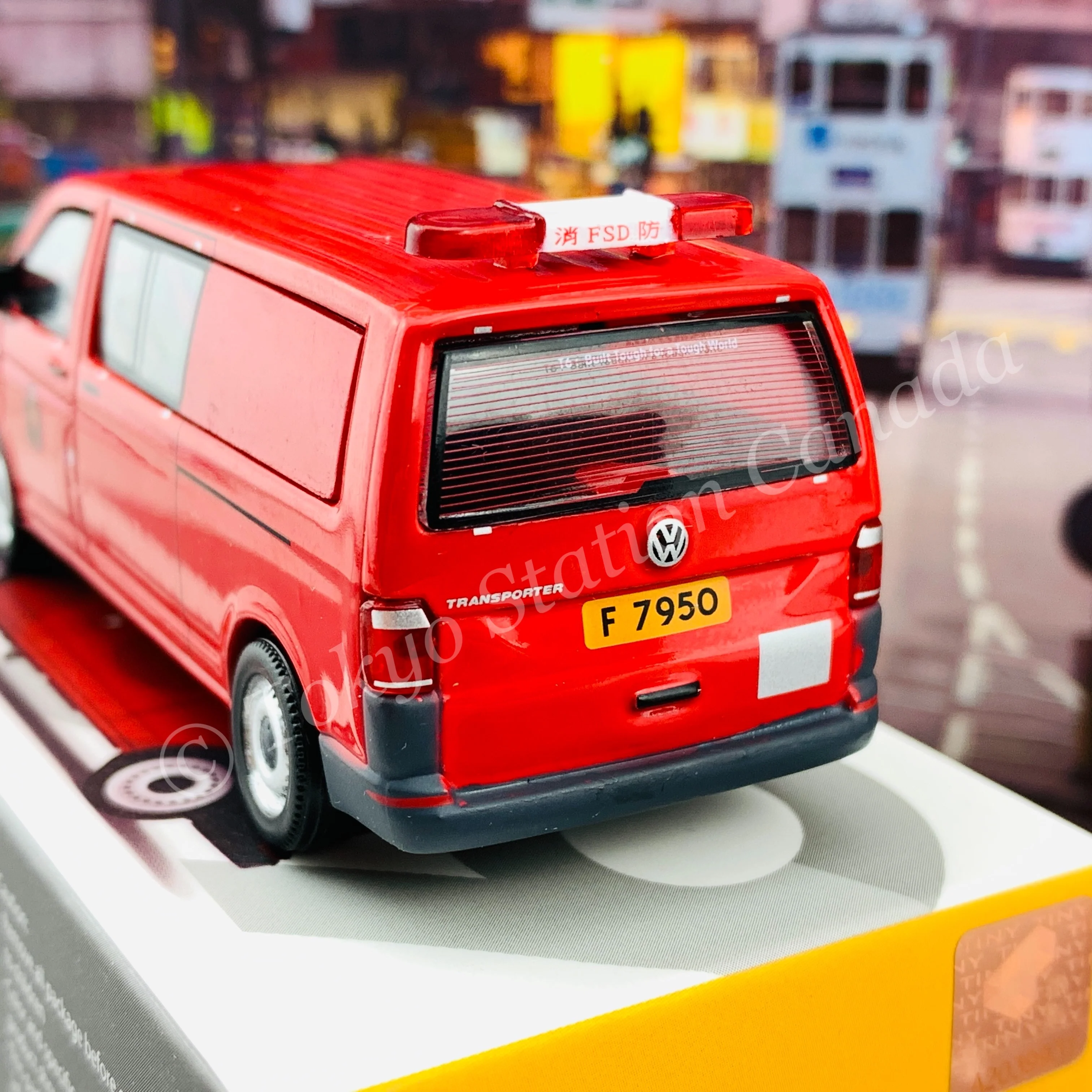 TINY 微影 59 Volkswagen T6 Transporter Hong Kong FSD 香港消防 ATC65263 - Image 7