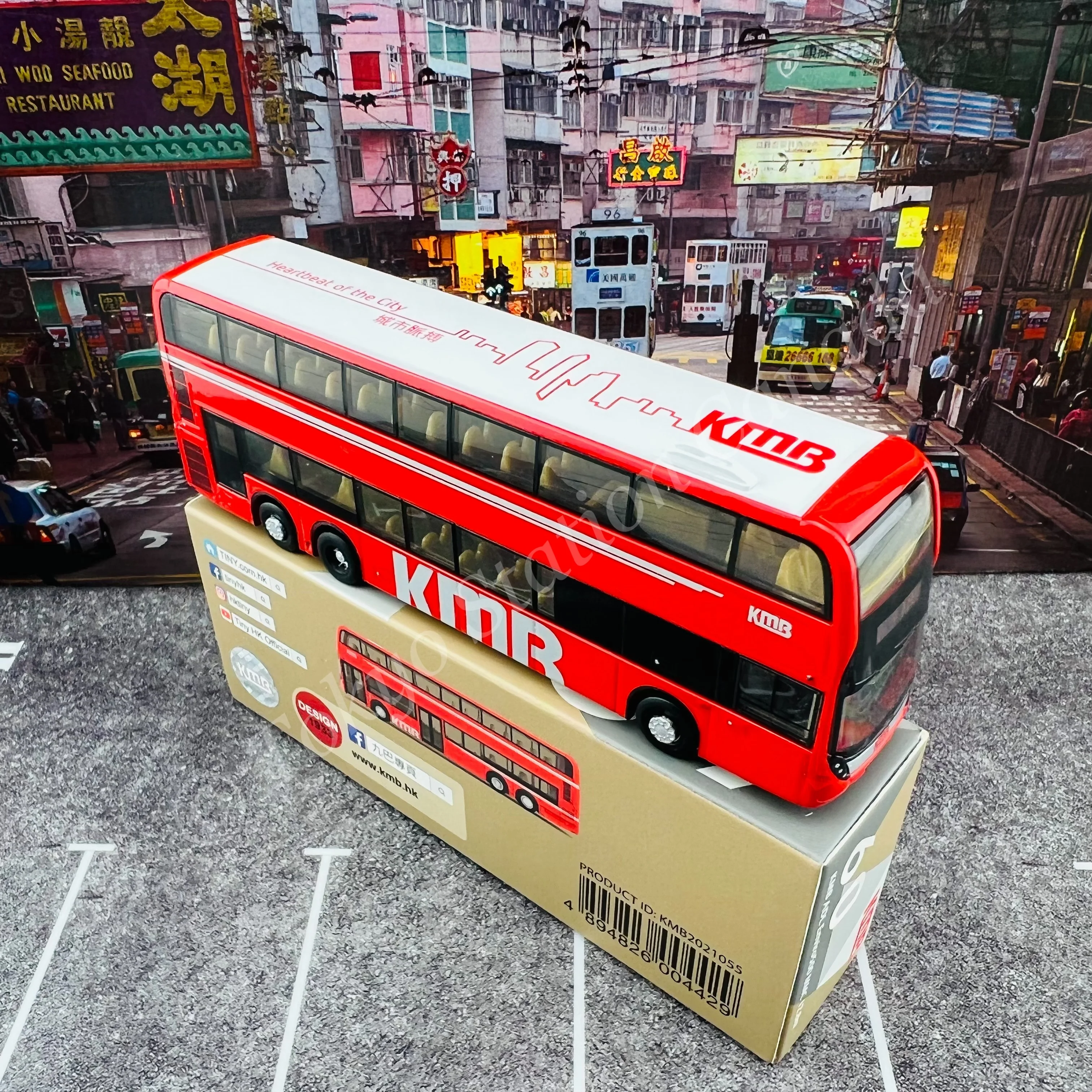 TINY 微影 60 KMB ADL Enviro500 MMC 12.8m (NAI CHUNG X89D 泥涌) KMB2021055 - Image 5
