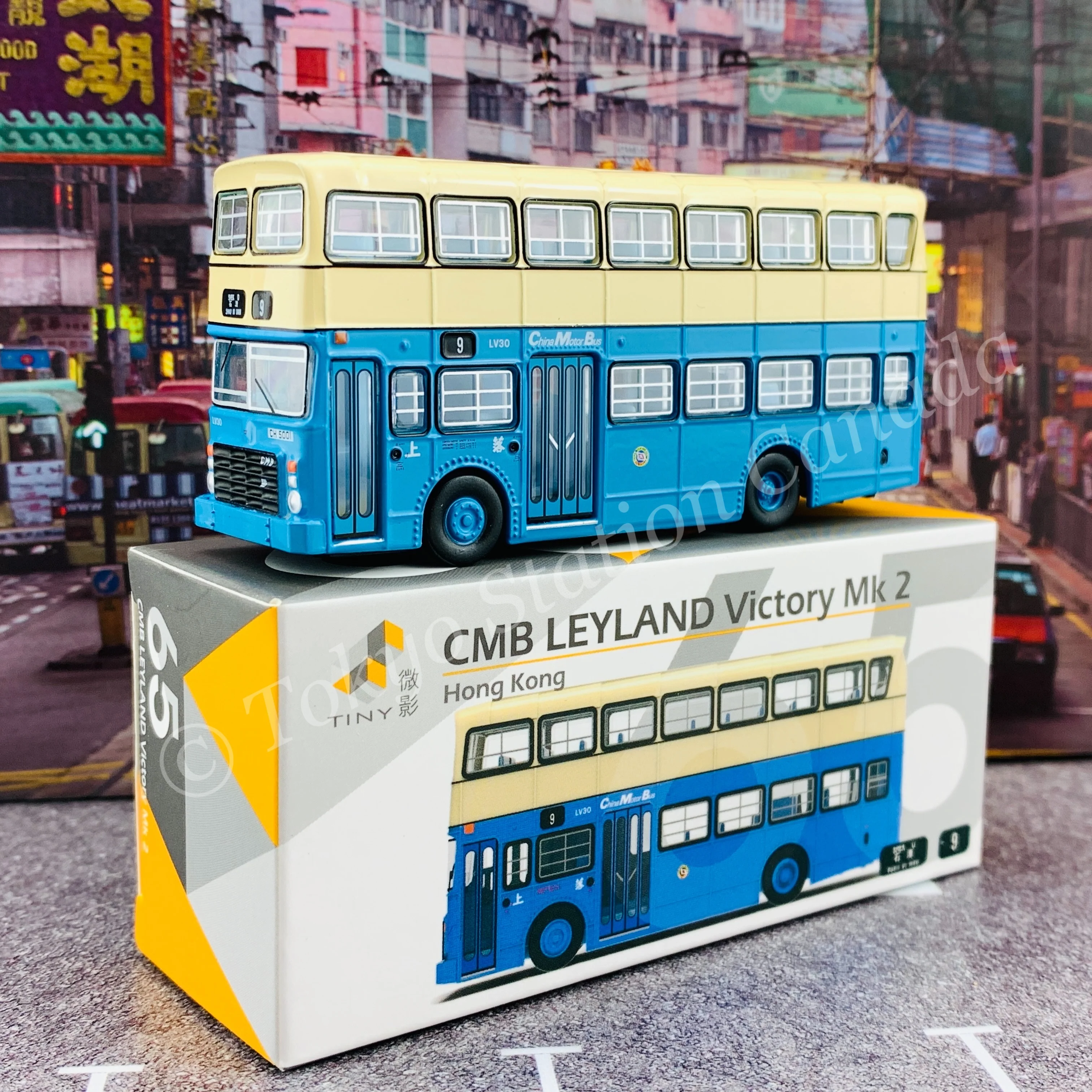 TINY 微影 65 CMB LEYLAND Victory Mk 2 中巴利蘭勝利二型 (SHEK O 石澳 SHAU KI WAN 9) ATC65117