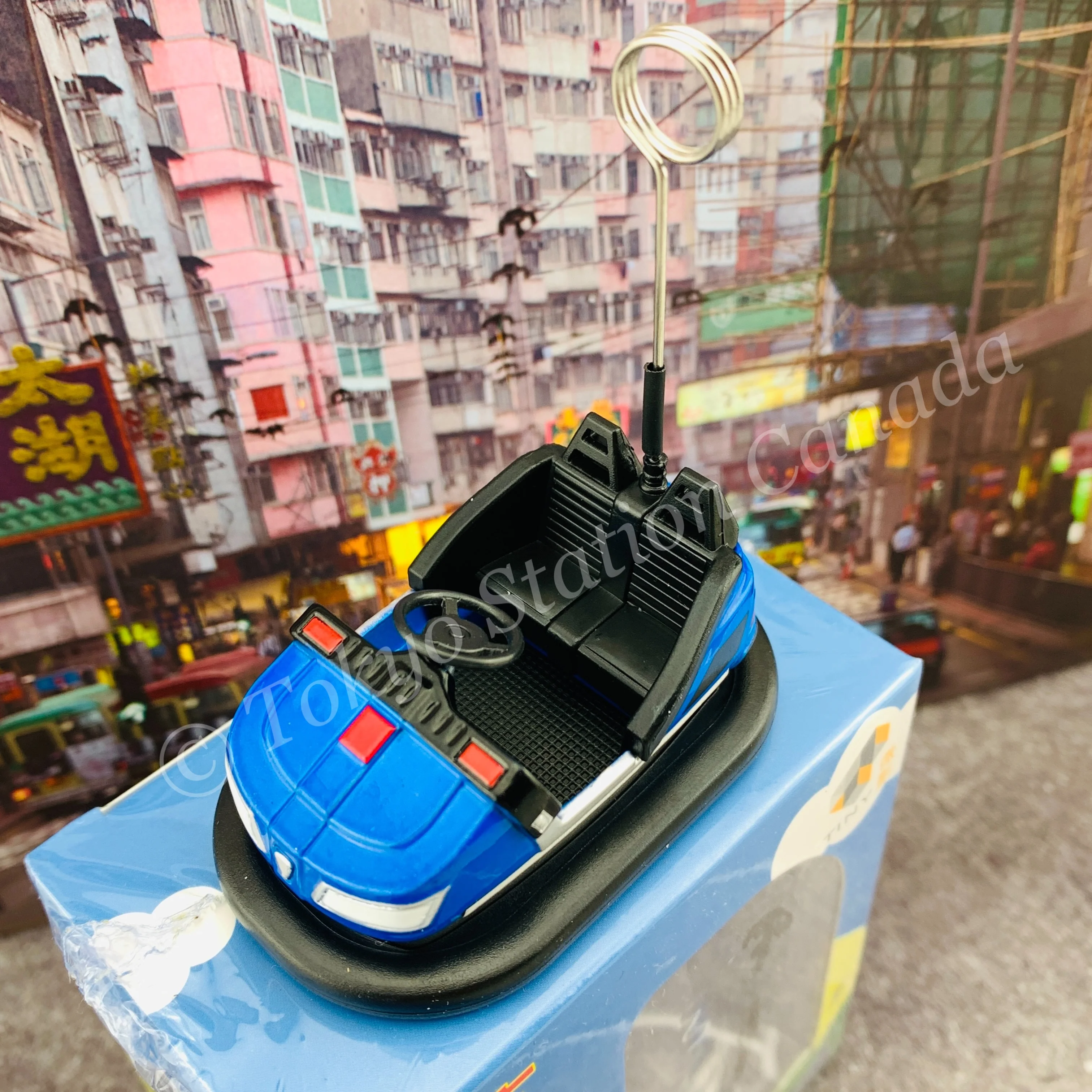 TINY 微影 Bumper Car (Photo and Name Card Holder) BLUE 荔園碰碰車 ATPG016 - Image 3