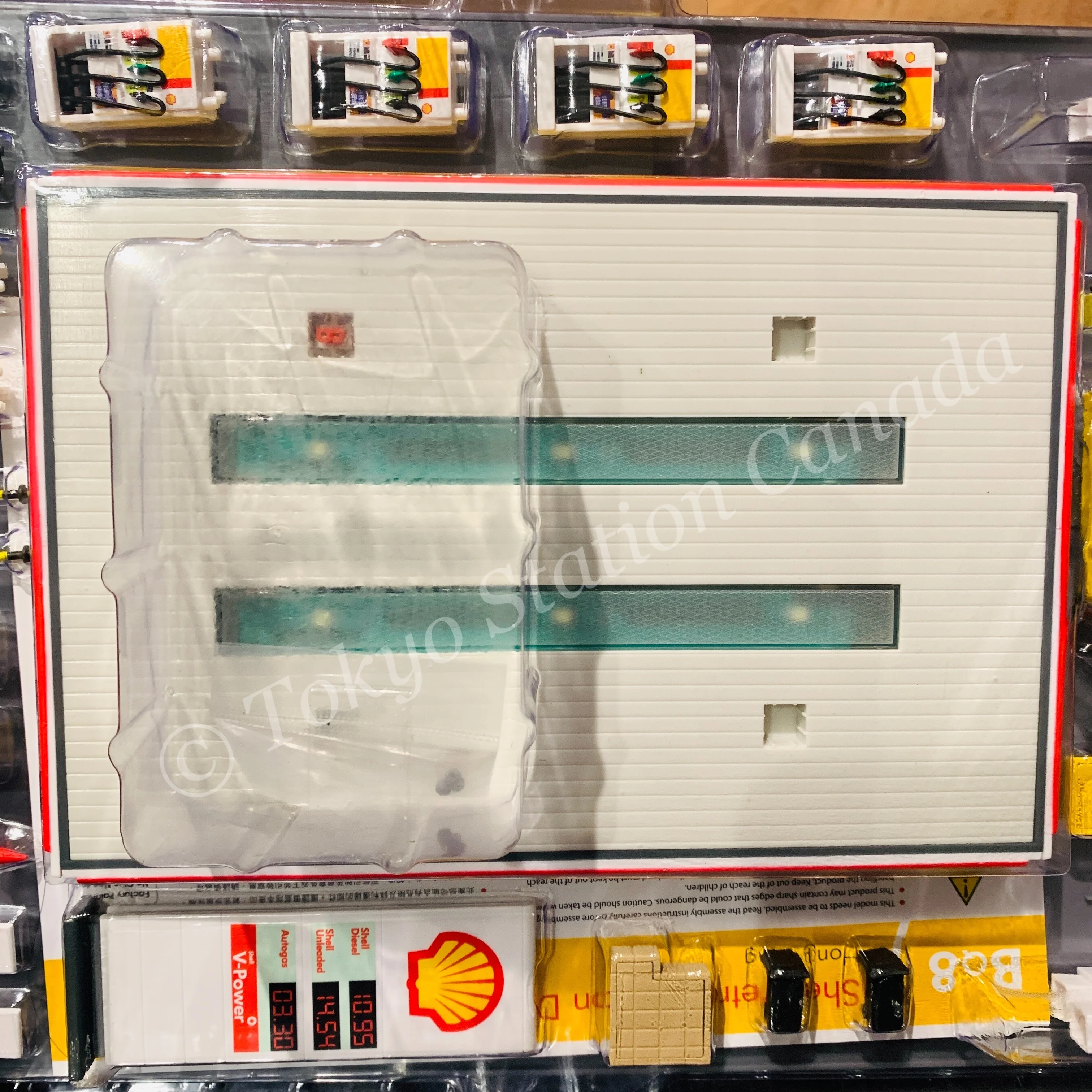 Tiny 微影 Hong Kong Shell Petrol Station Diorama with LED Light Bd17 - Image 4