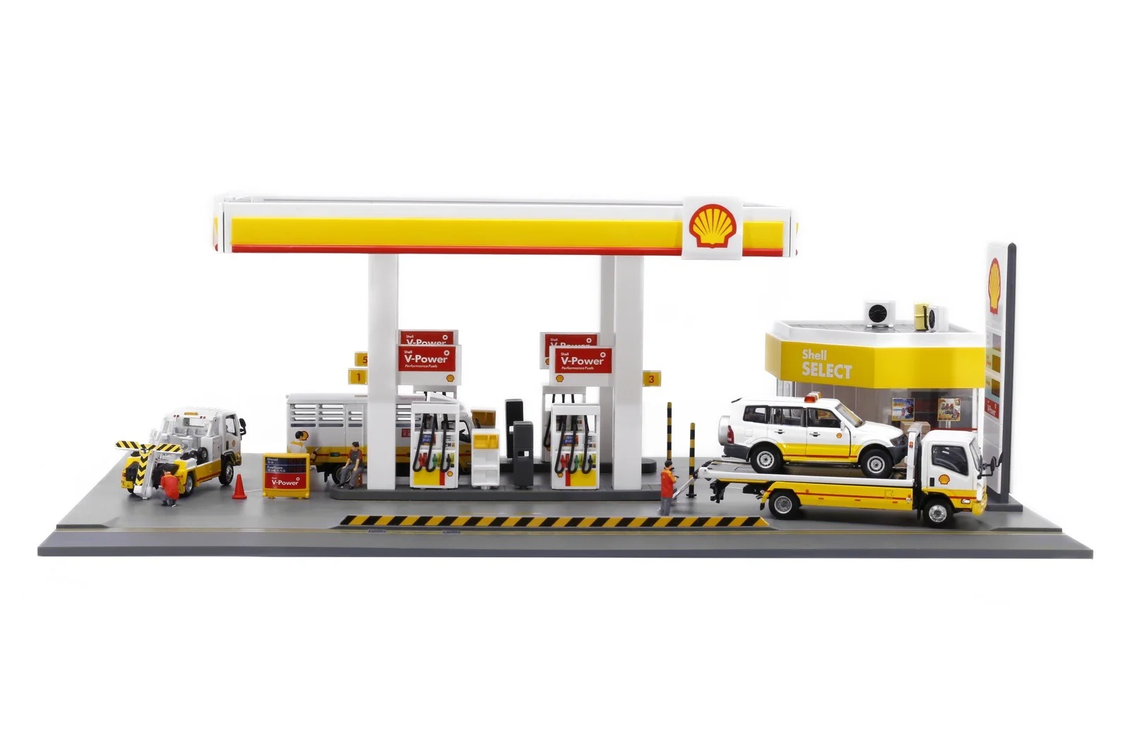 Tiny 微影 Hong Kong Shell Petrol Station Diorama with LED Light Bd17 - Image 7