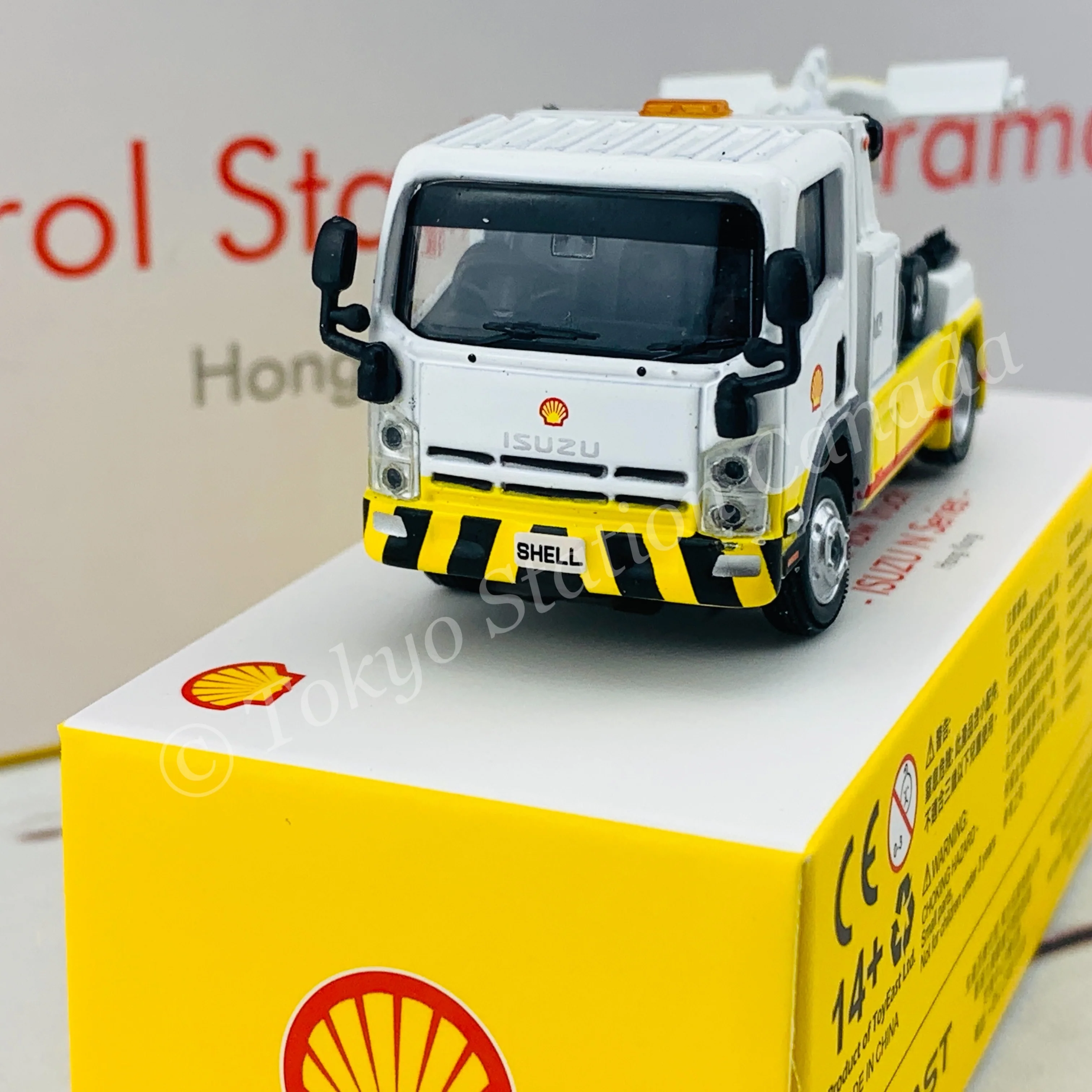 Tiny 微影 Hong Kong Shell Tow Truck ISUZU N Series ATC64011 - Image 3