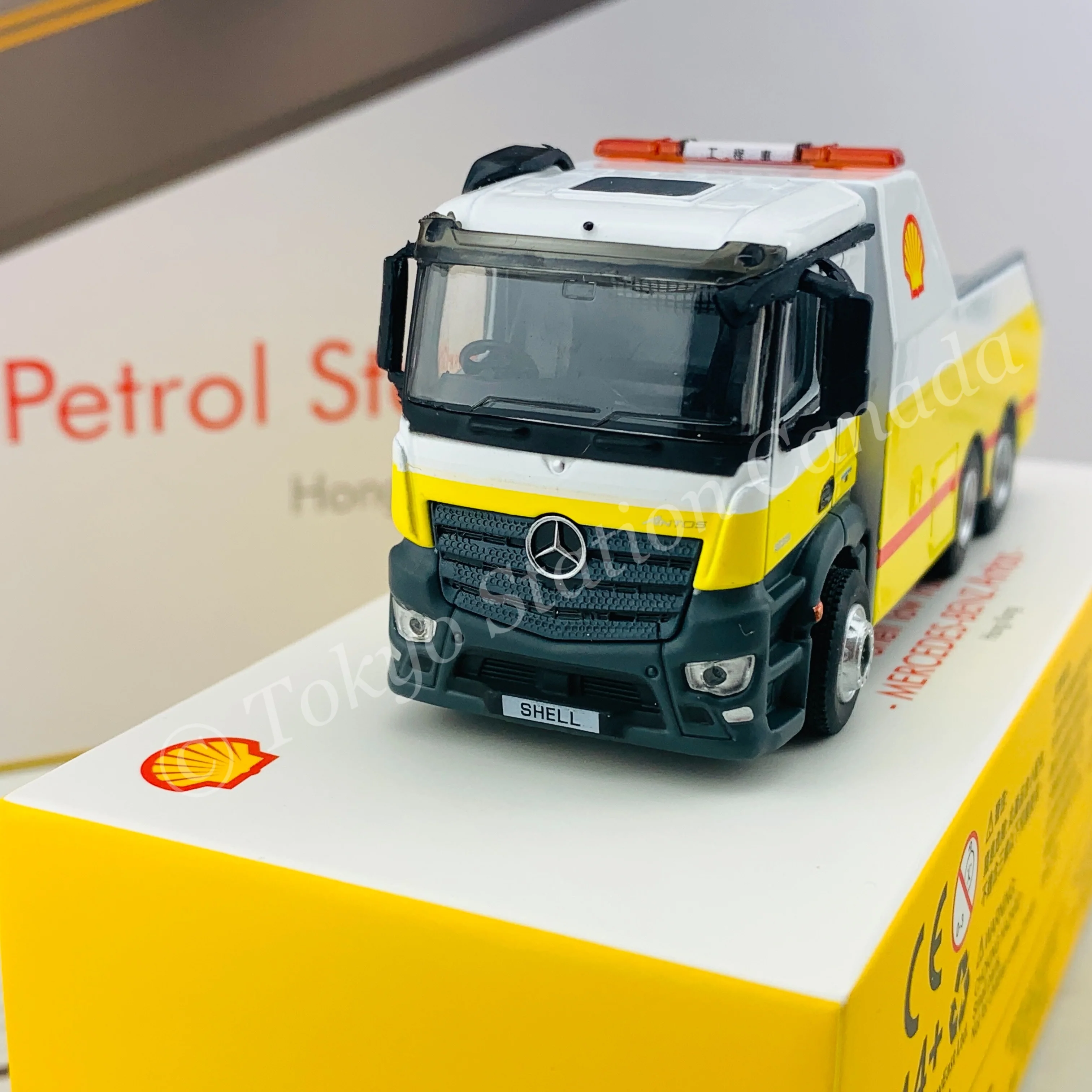 Tiny 微影 Hong Kong Shell Tow Truck Mercedes-Benz Antos ATC65012 - Image 3