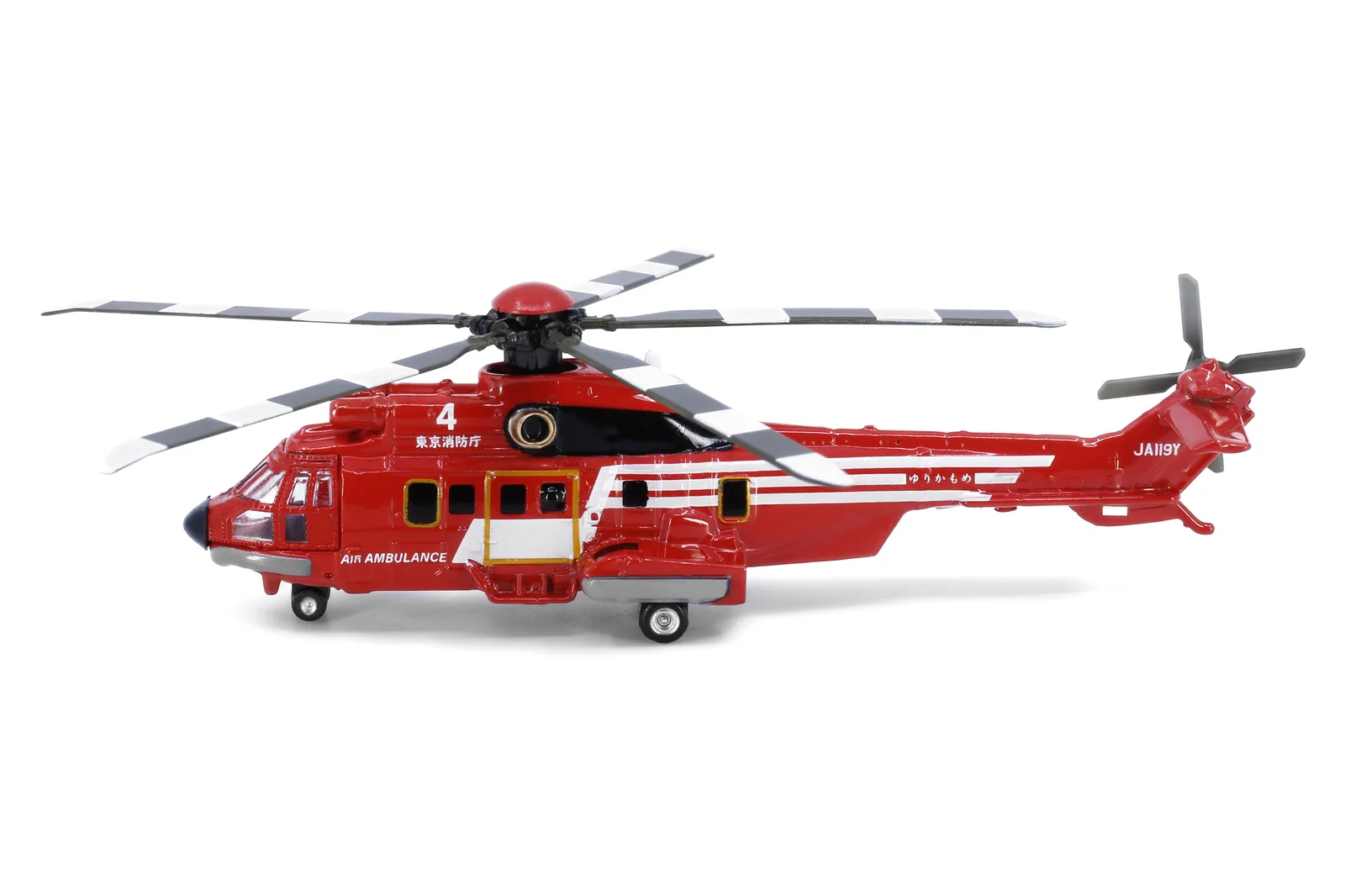 TINY 微影  JP4 Super Puma Helicopter Japan (Tokyo Fire Department Helicopter) ATCJP64004 - Image 4