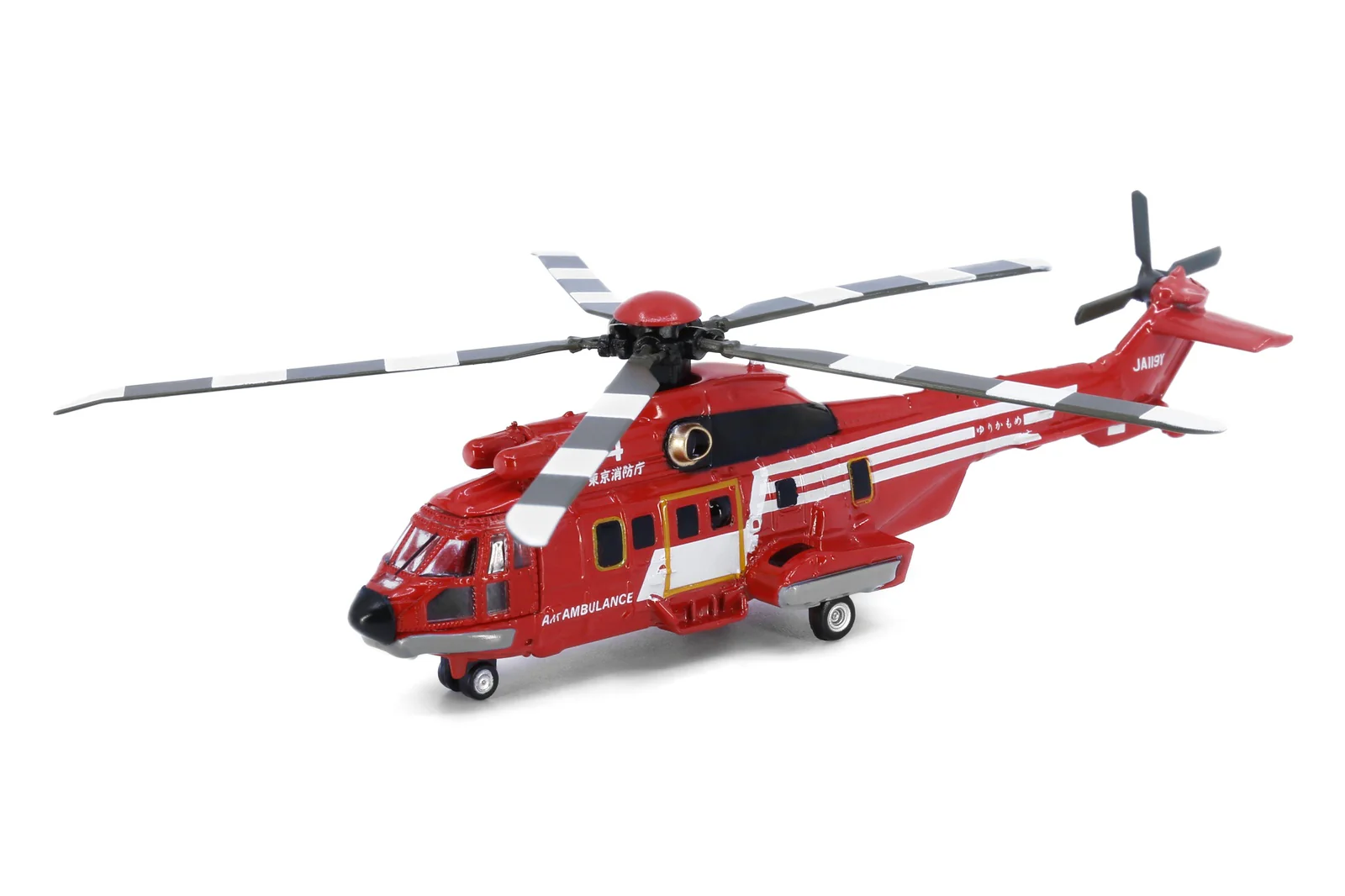TINY 微影  JP4 Super Puma Helicopter Japan (Tokyo Fire Department Helicopter) ATCJP64004 - Image 6