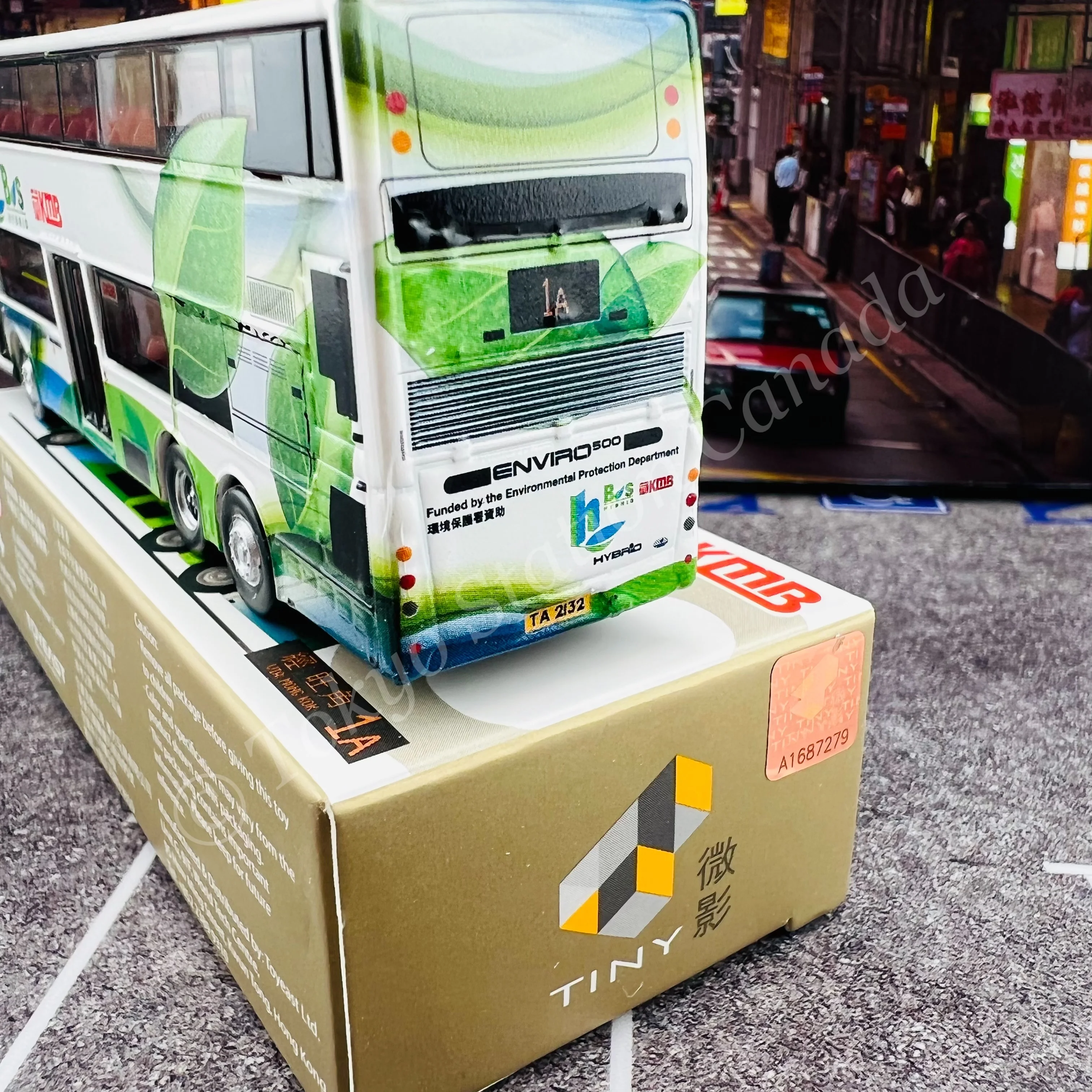 TINY 微影 190 KMB ADL Enviro500 MMC Hybrid (Via Mong Kok 1A  經旺角) KMB2020016 - Image 3