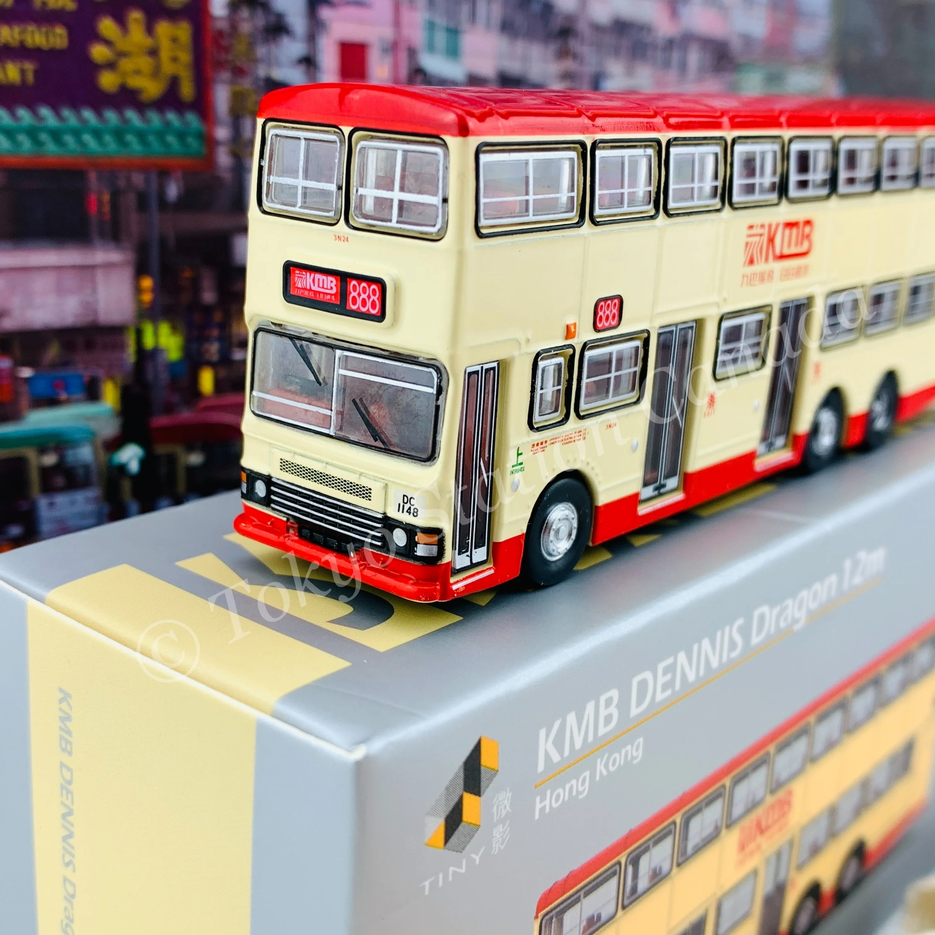 TINY 微影 KMB DENNIS Dragon 12m "888" with a Cotton Pouch (LIMITED EDITION 展會限定) KMB2020103 - Image 2