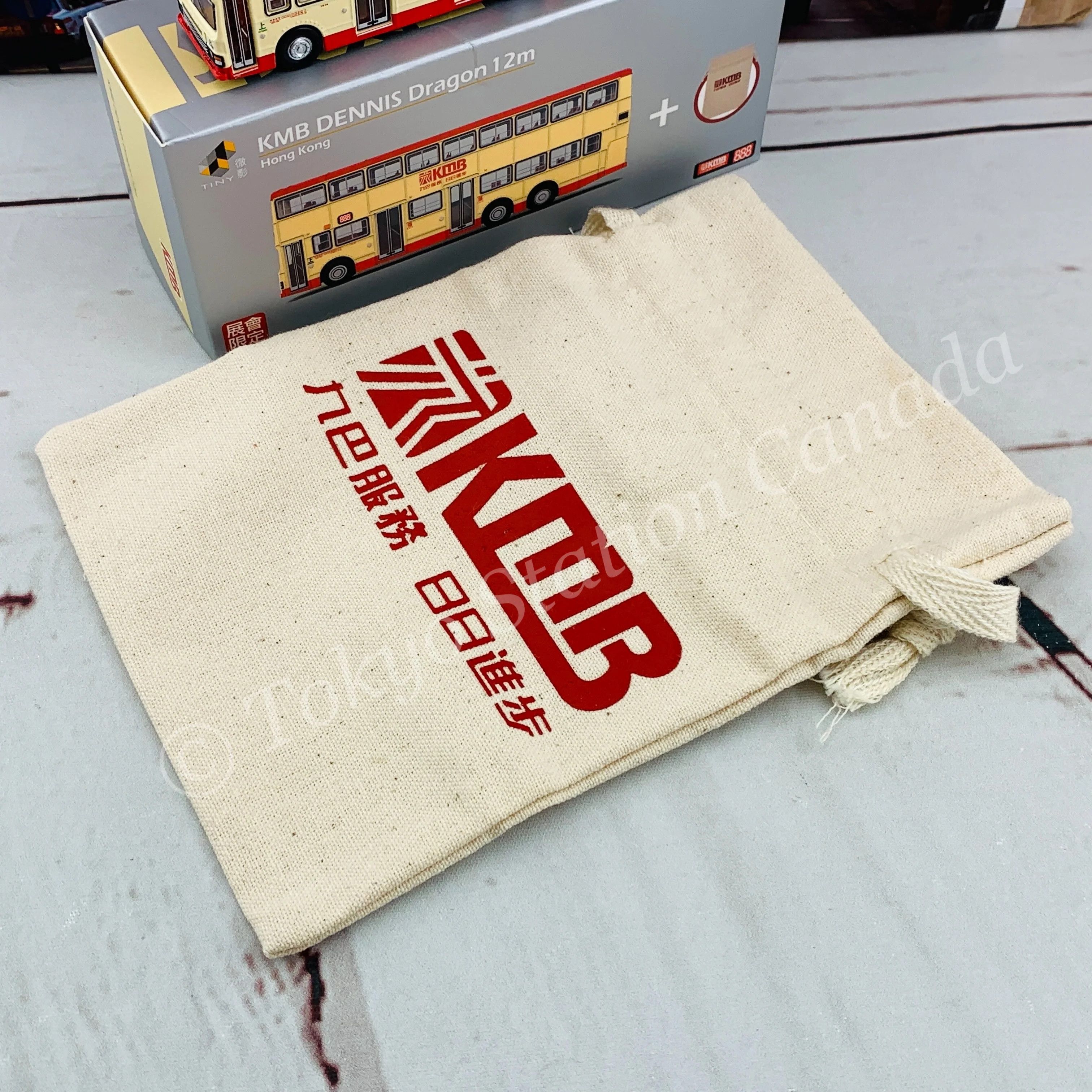 TINY 微影 KMB DENNIS Dragon 12m "888" with a Cotton Pouch (LIMITED EDITION 展會限定) KMB2020103 - Image 3