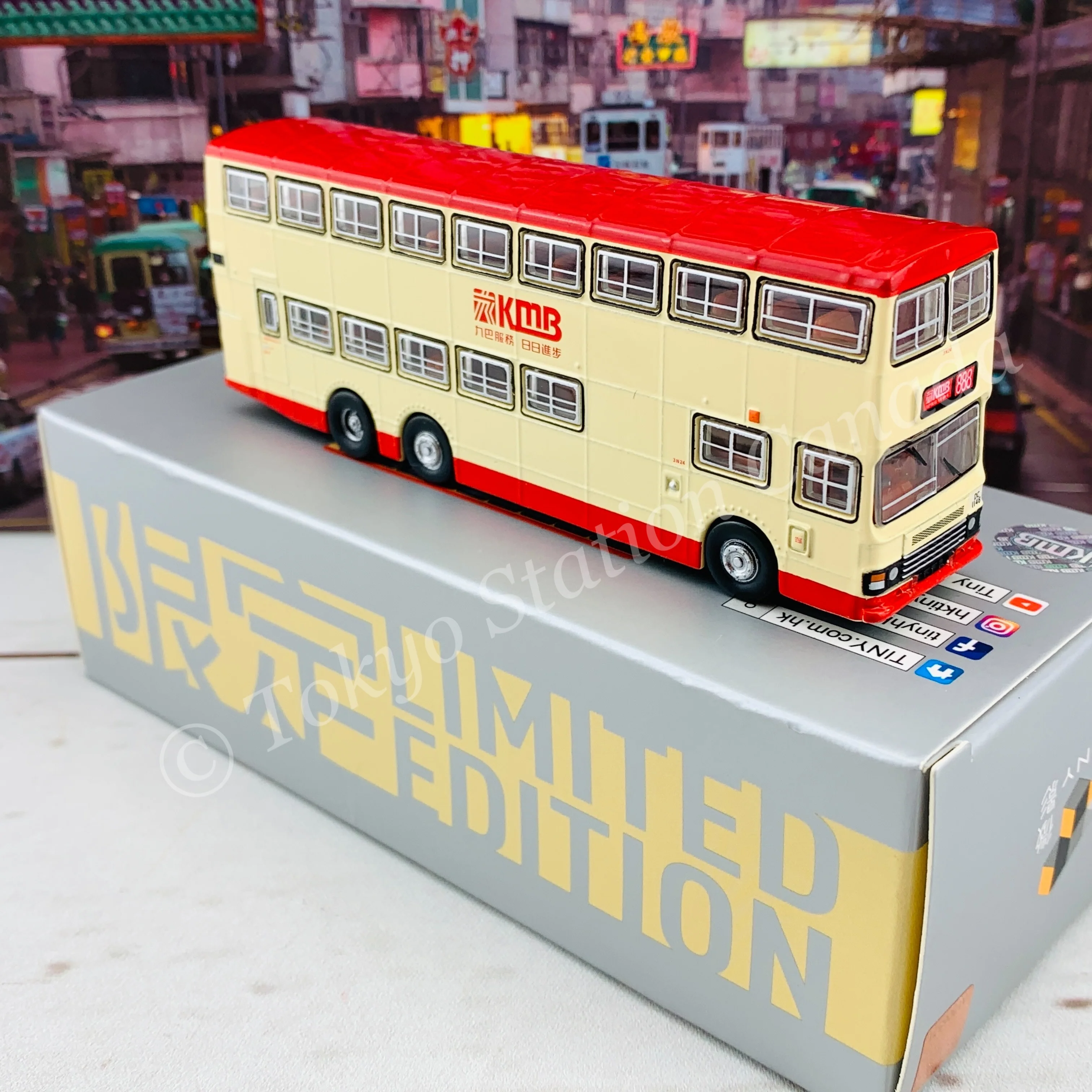 TINY 微影 KMB DENNIS Dragon 12m "888" with a Cotton Pouch (LIMITED EDITION 展會限定) KMB2020103 - Image 5