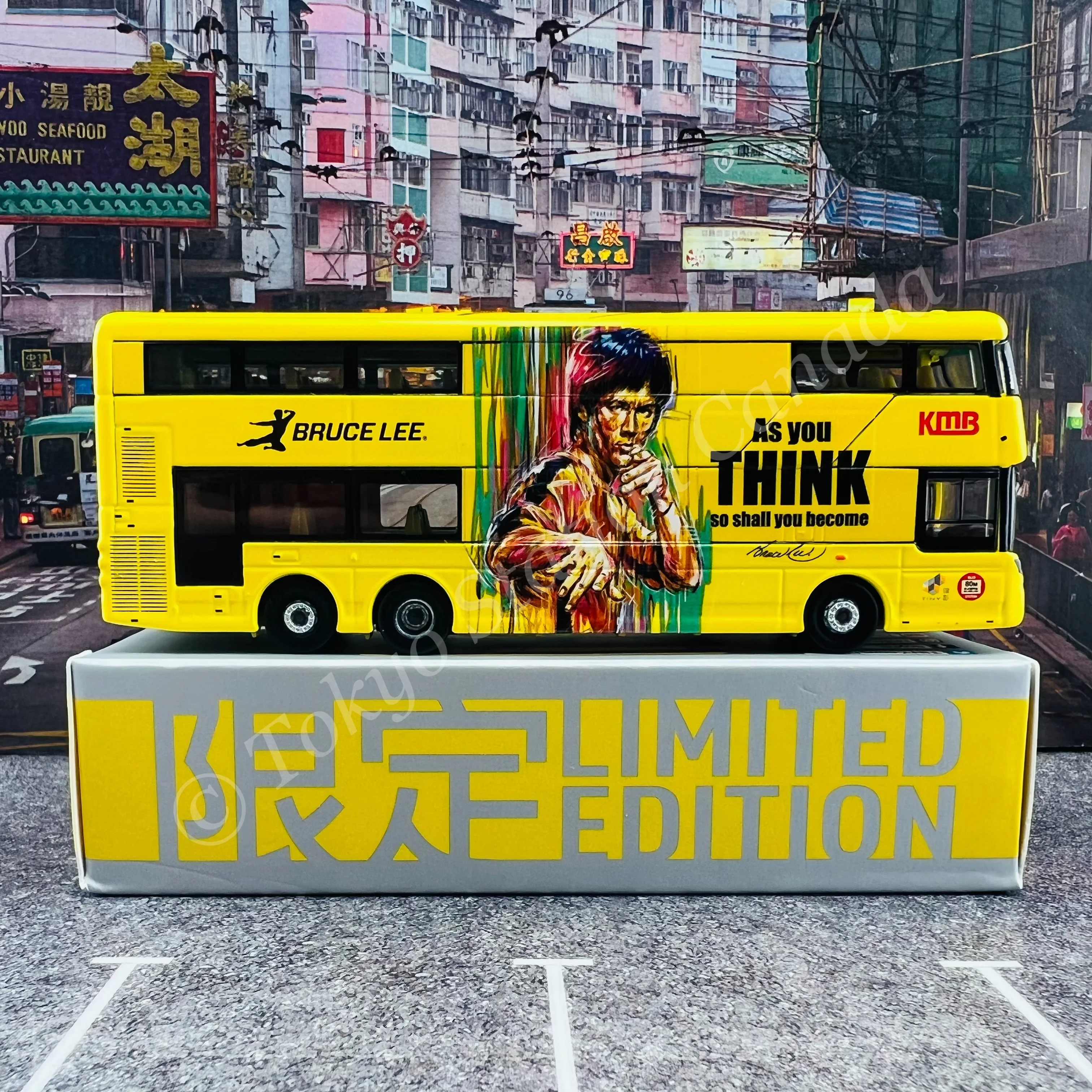 TINY 微影 KMB VOLVO B8L Wright Bruce Lee Limited Edition (Sheung Shui 673 上水) KMB2021073 - Image 3