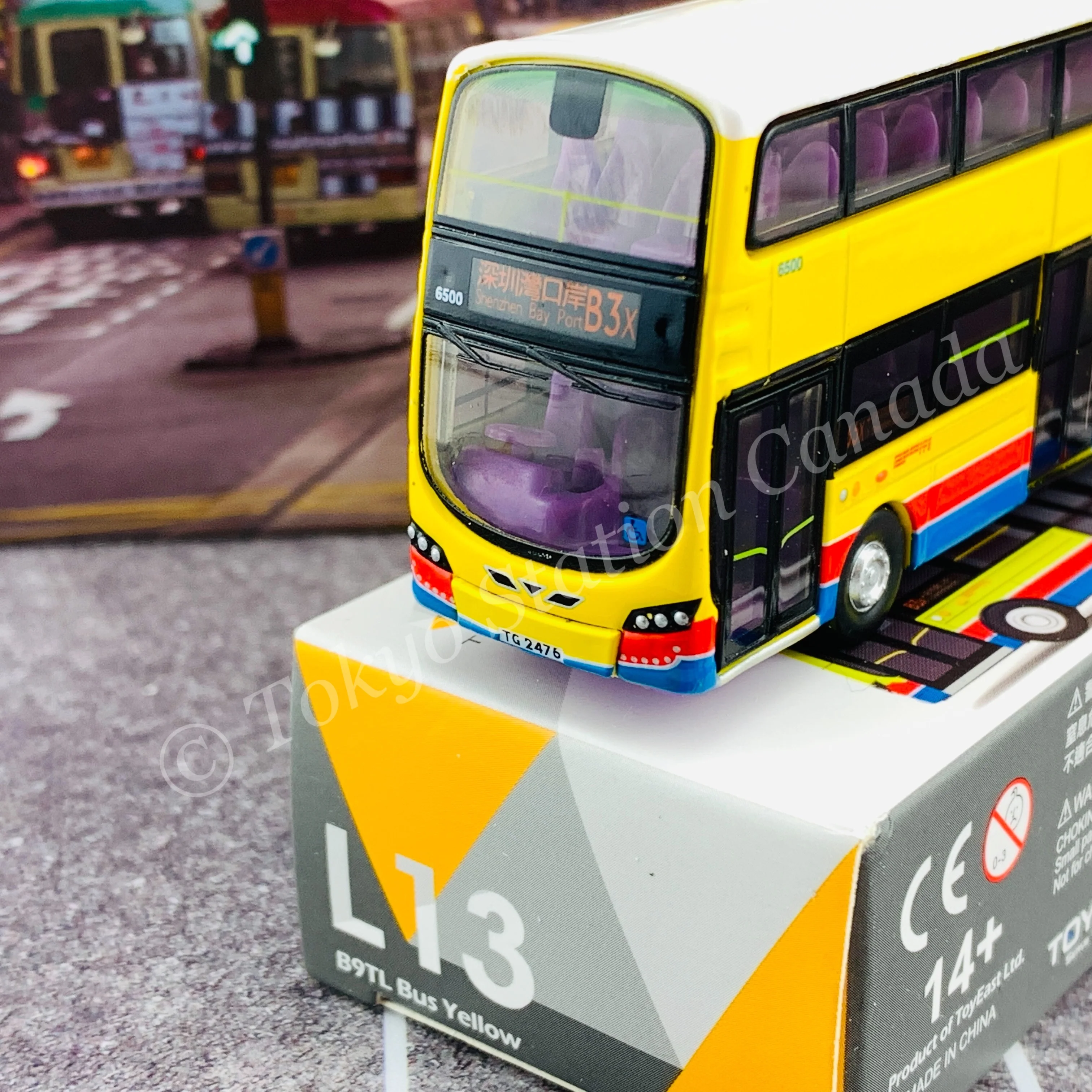 TINY 微影 L13 B9TL Bus Yellow (Shenzhen Bay Port B3x 深圳灣口岸) ATC64725 - Image 2
