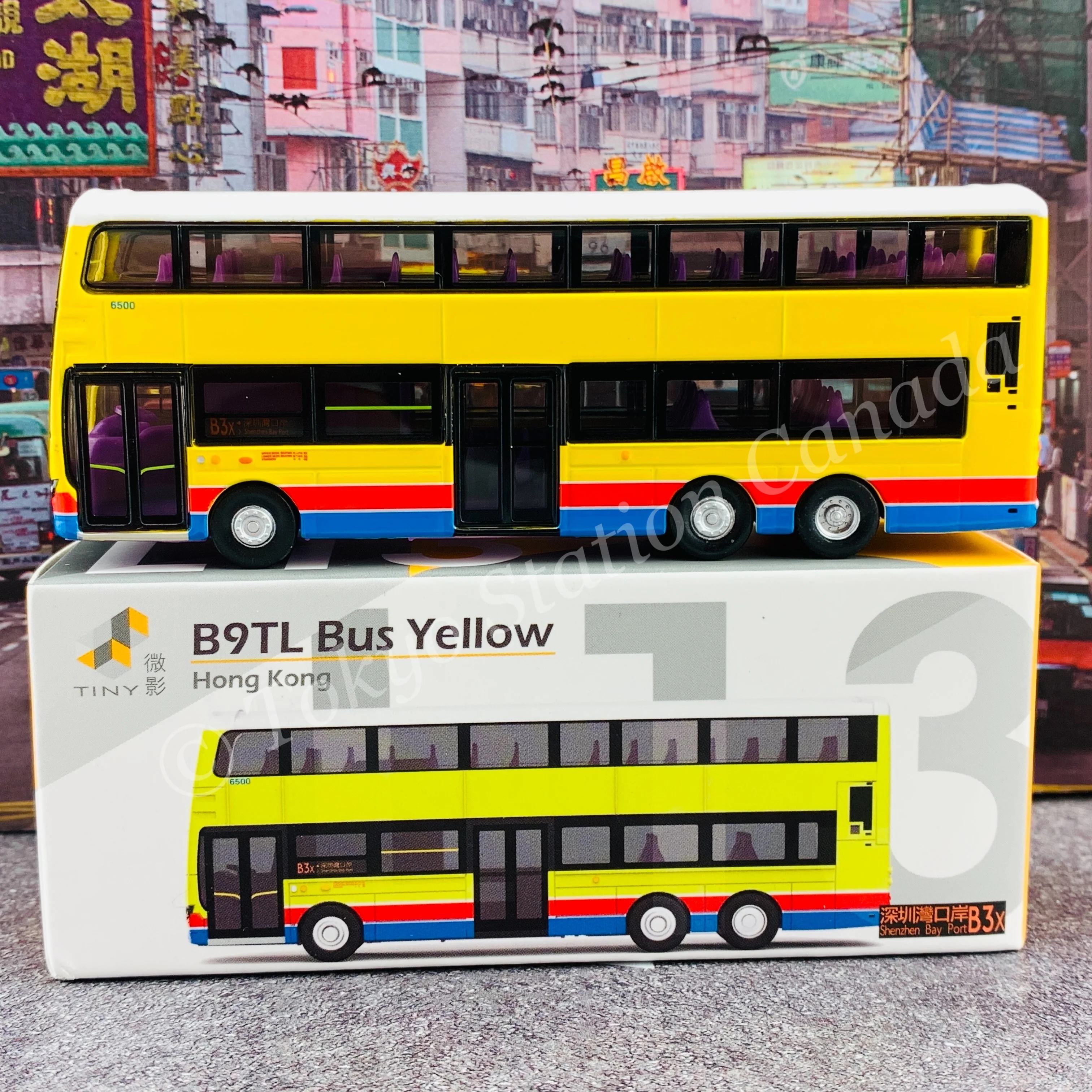 TINY 微影 L13 B9TL Bus Yellow (Shenzhen Bay Port B3x 深圳灣口岸) ATC64725 - Image 3