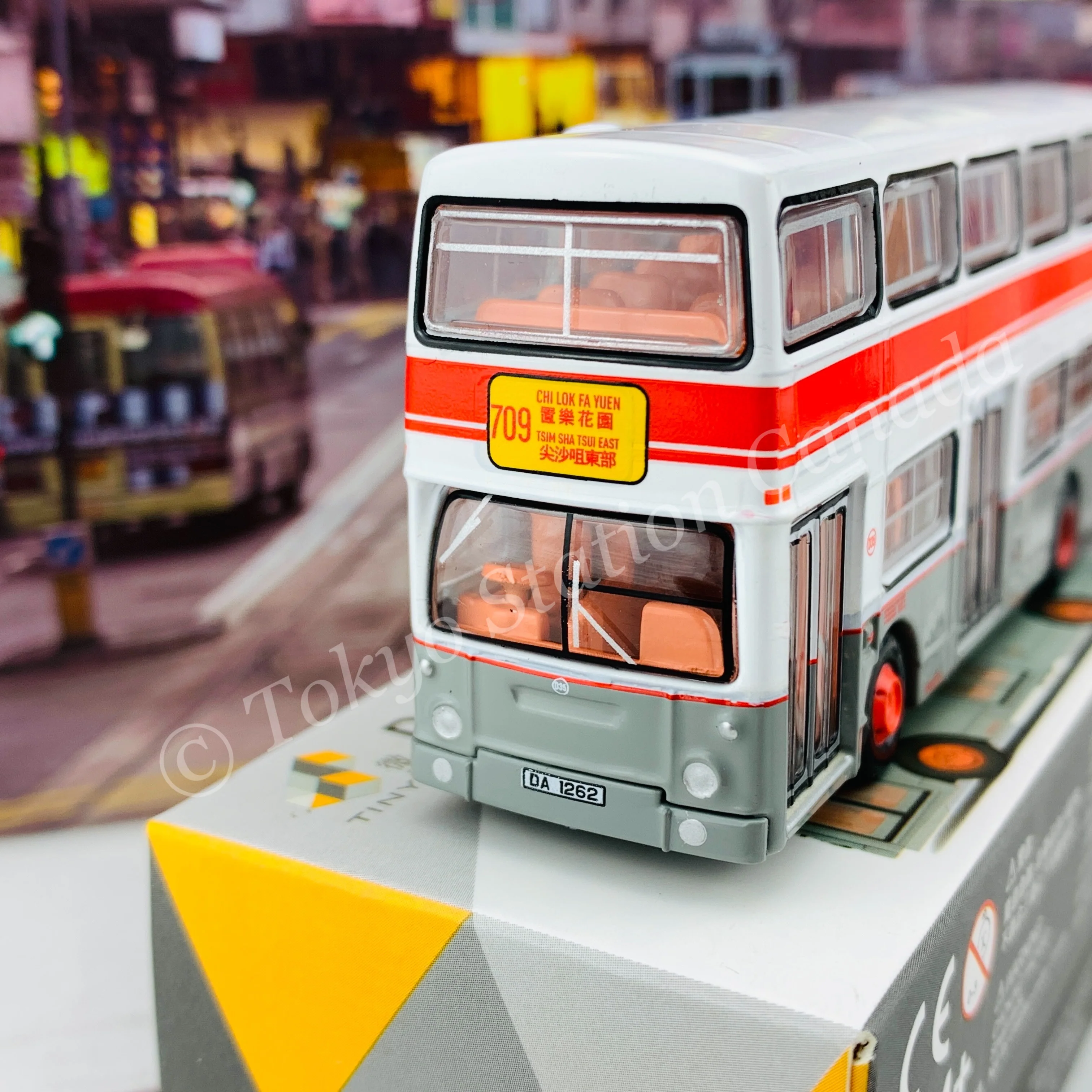 TINY 微影 L32 DAIMLER Fleetline DMS Grey (709 Chi Lok Fa Yuen to Tsim Sha Tsui East 置樂花園 - 尖沙咀東部）ATC65001 - Image 3