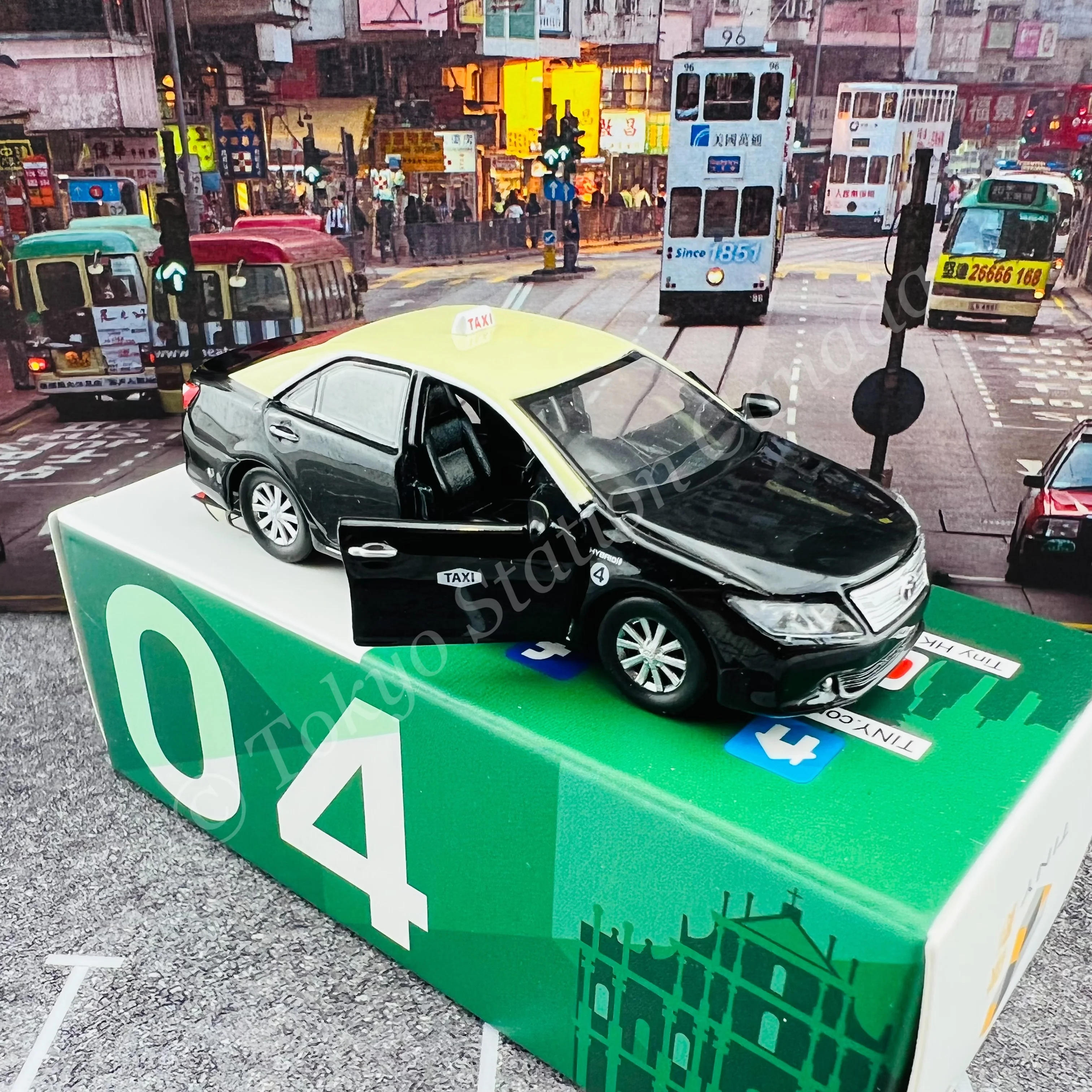 TINY 微影 MC04 Toyota Camry 2011 Taxi Macau ATC64629 - Image 5