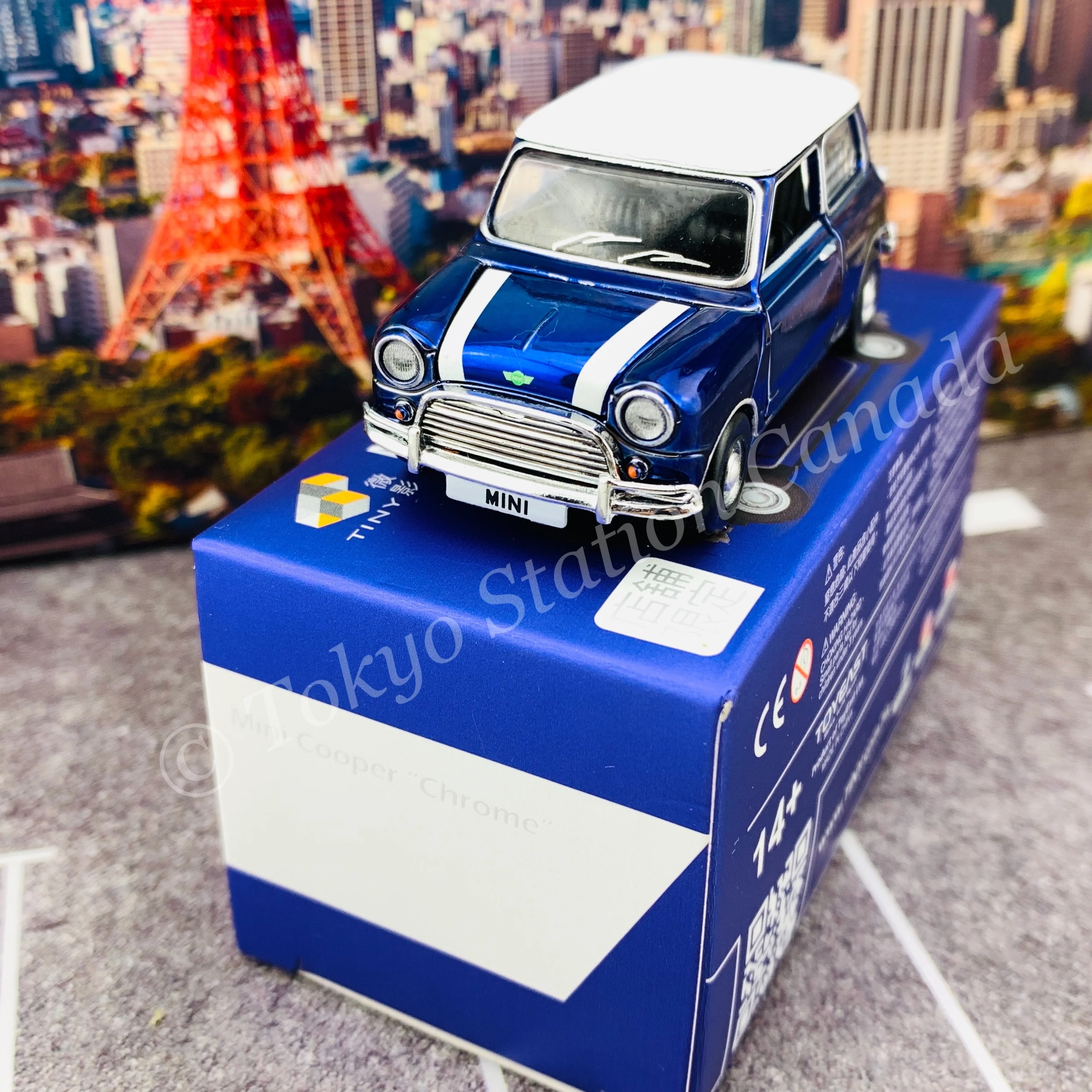 TINY 微影 Mini Cooper MK1 "Chrome" Hong Kong (LIMITED EDITION 店鋪限定) ATC65013 - Image 2