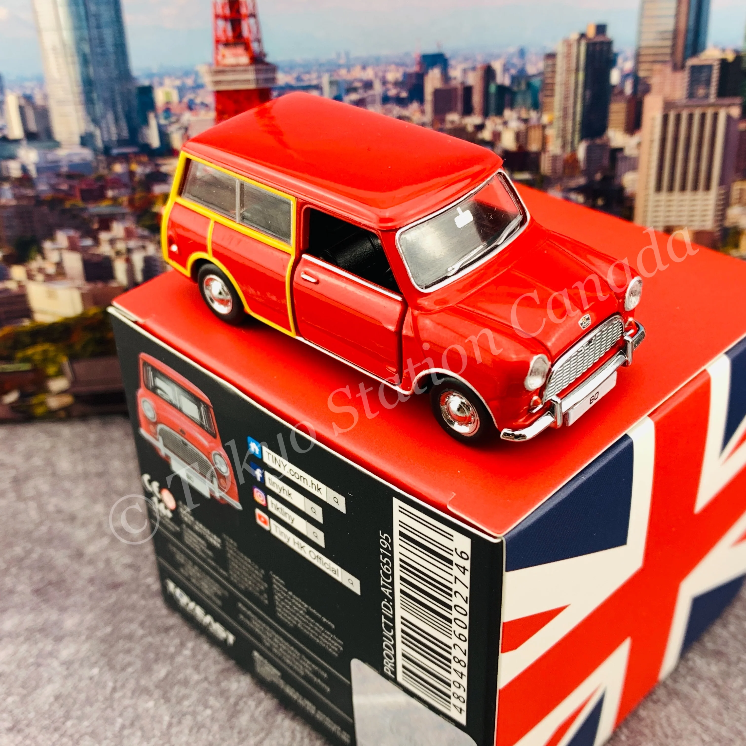 TINY 微影 AUSTIN Mini Countryman Hong Kong with Round Container ATC65195 - Image 6