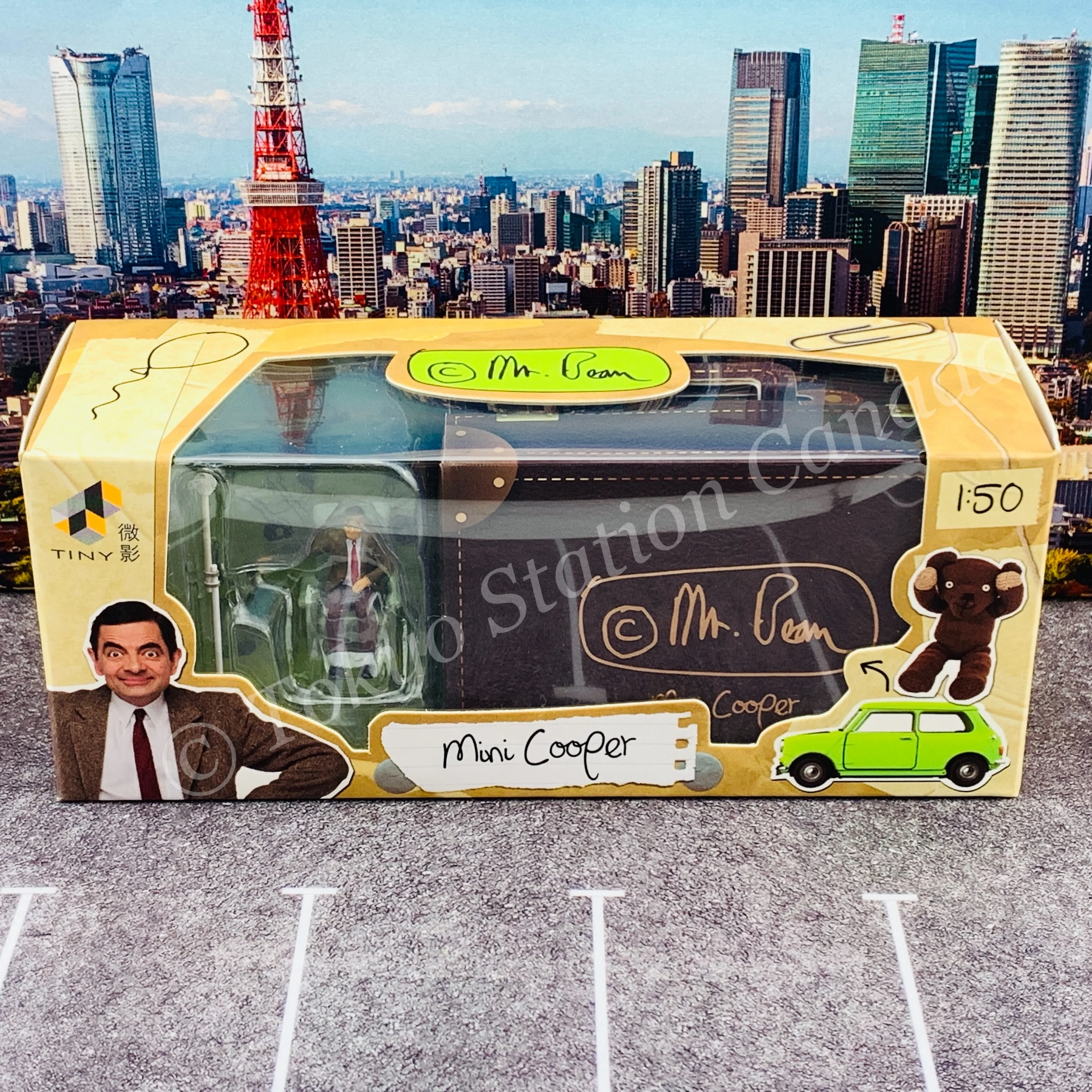 TINY 微影 Mr Bean's MINI Set with Sofa (Mr Bean's Mini cooper + Mr Bean's drive Figure) RHD ATBS017 - Image 2