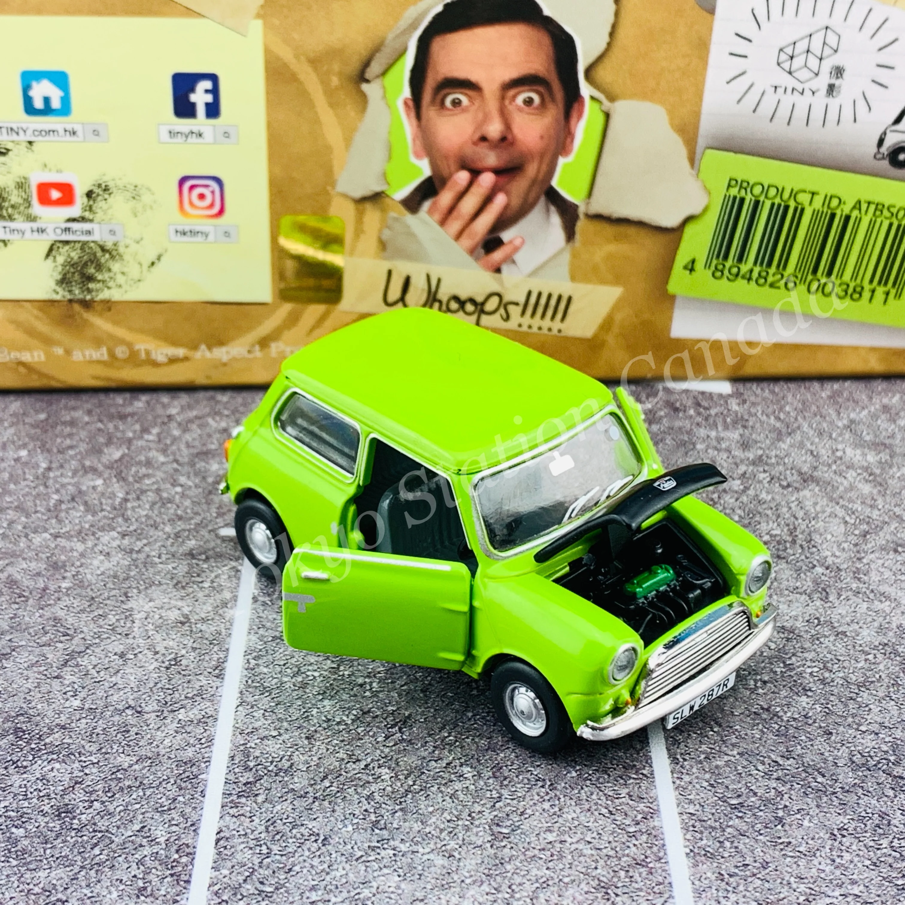 TINY 微影 Mr Bean's MINI Set with Sofa (Mr Bean's Mini cooper + Mr Bean's drive Figure) RHD ATBS017 - Image 4