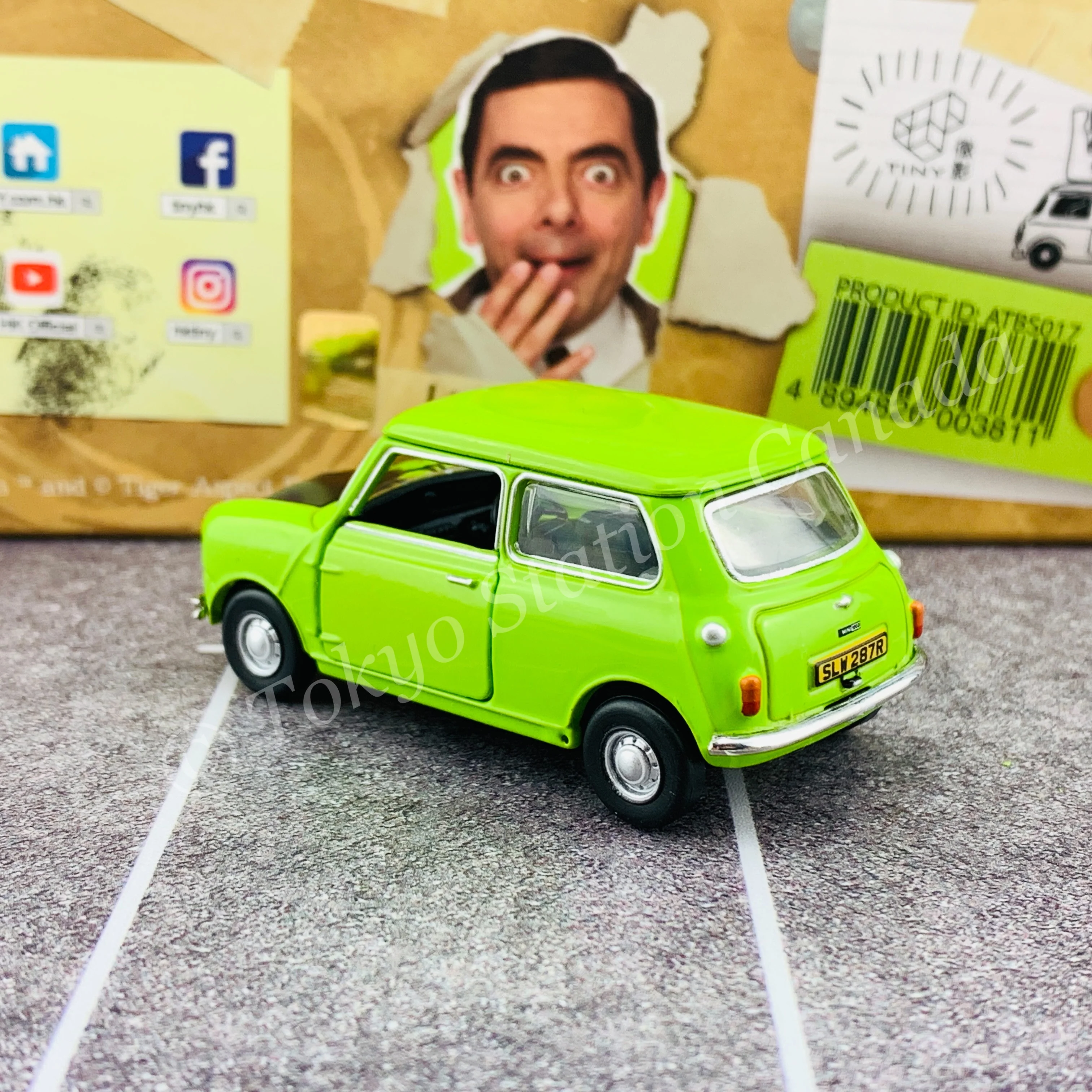 TINY 微影 Mr Bean's MINI Set with Sofa (Mr Bean's Mini cooper + Mr Bean's drive Figure) RHD ATBS017 - Image 5