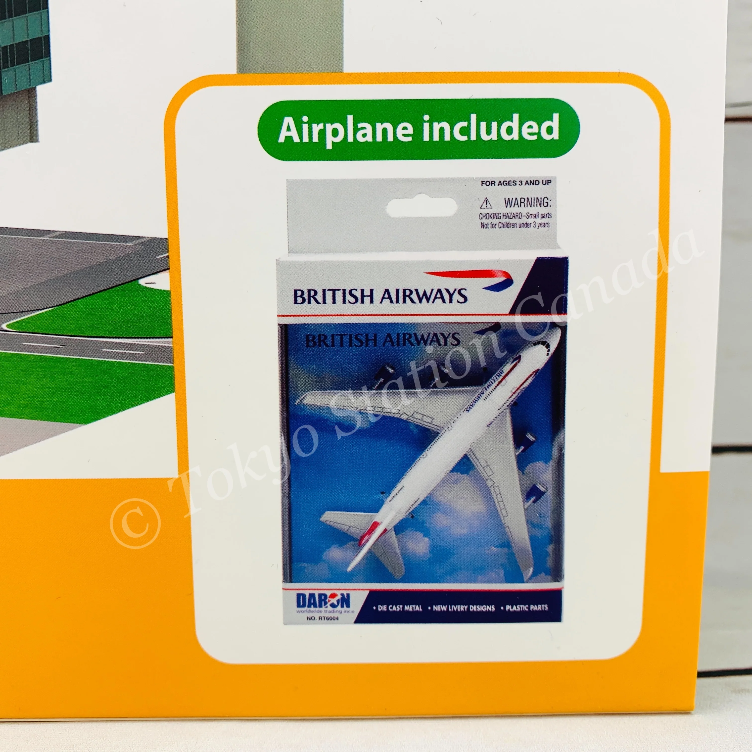 TINY 微影 Ps5 Hong Kong Airport ATC Tower Diorama Playset with Airplane ATC001 - Image 5