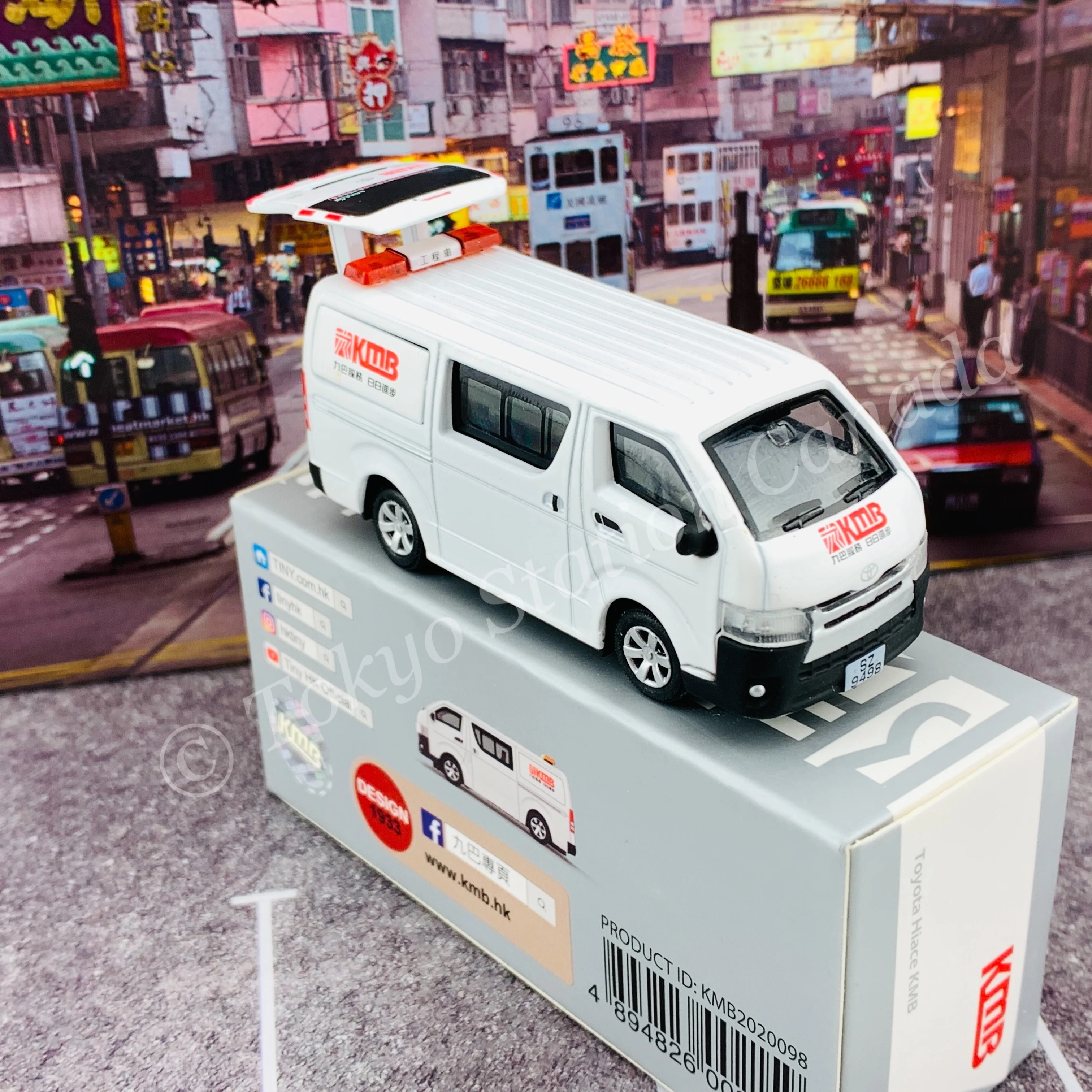 TINY 微影 Toyota Hiace KMB Hong Kong (LIMITED EDITION 展會限定) KMB2020098 - Image 4