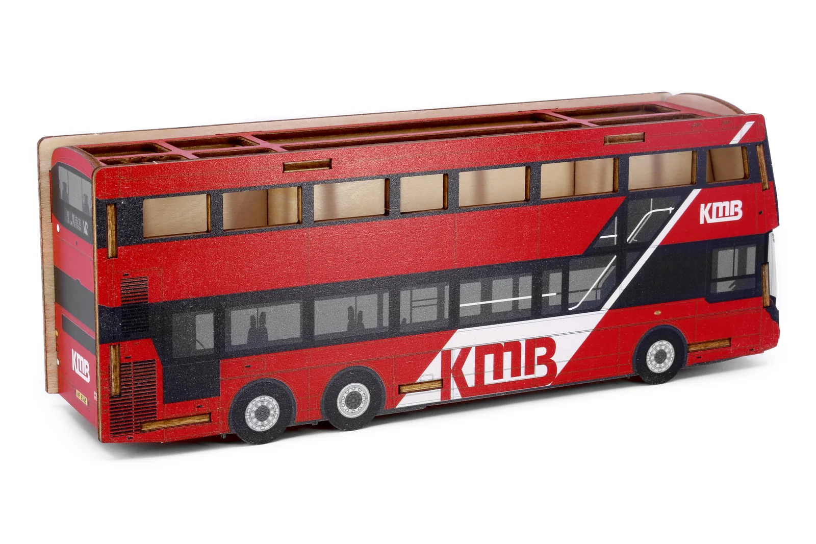 TINY 微影 Wx1 KMB VOLVO B8L Wright Wooden Stationary Stand KMB2021049 - Image 3