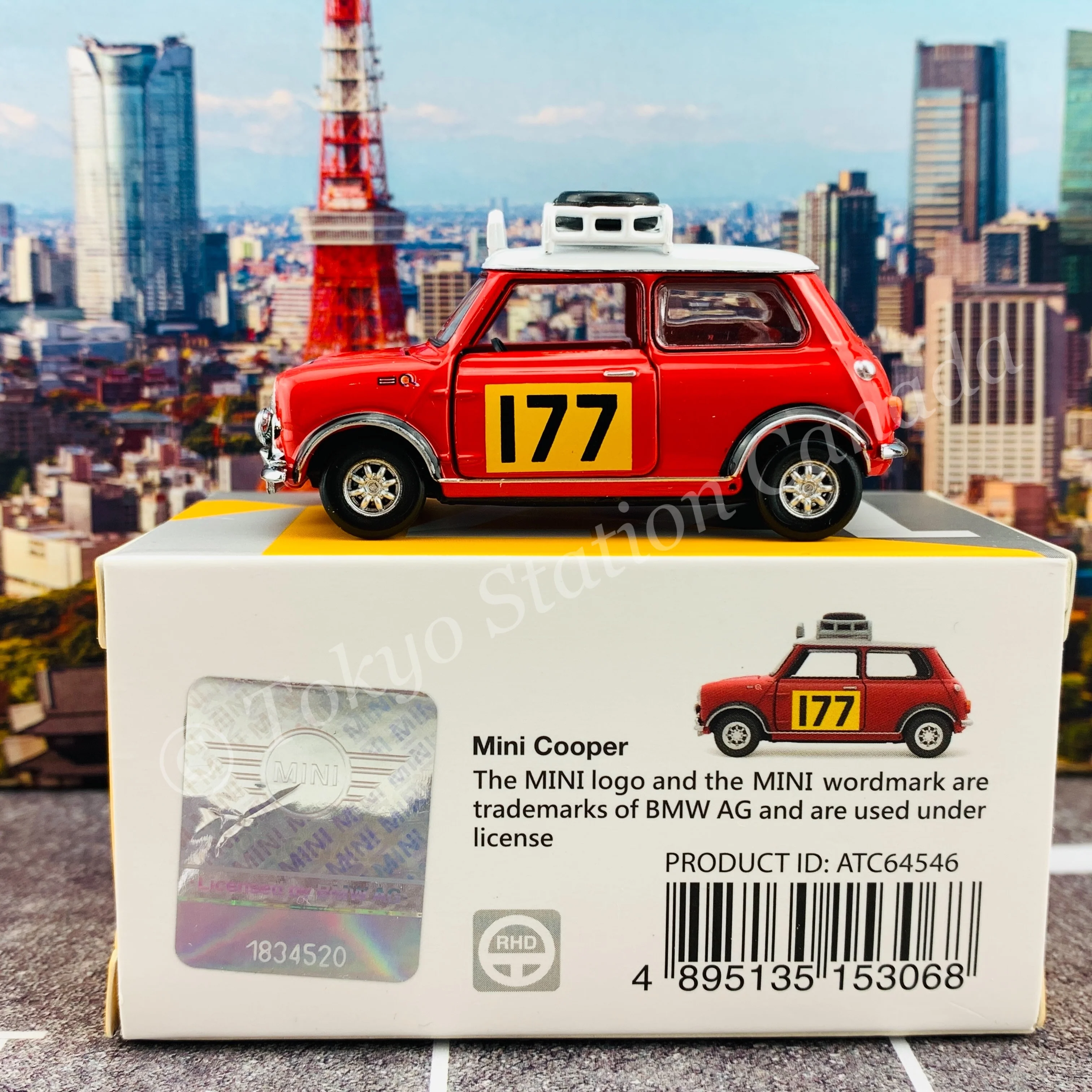 Tiny 177 Mini Cooper Mk1 Rally #177 ATC64546 - Image 3