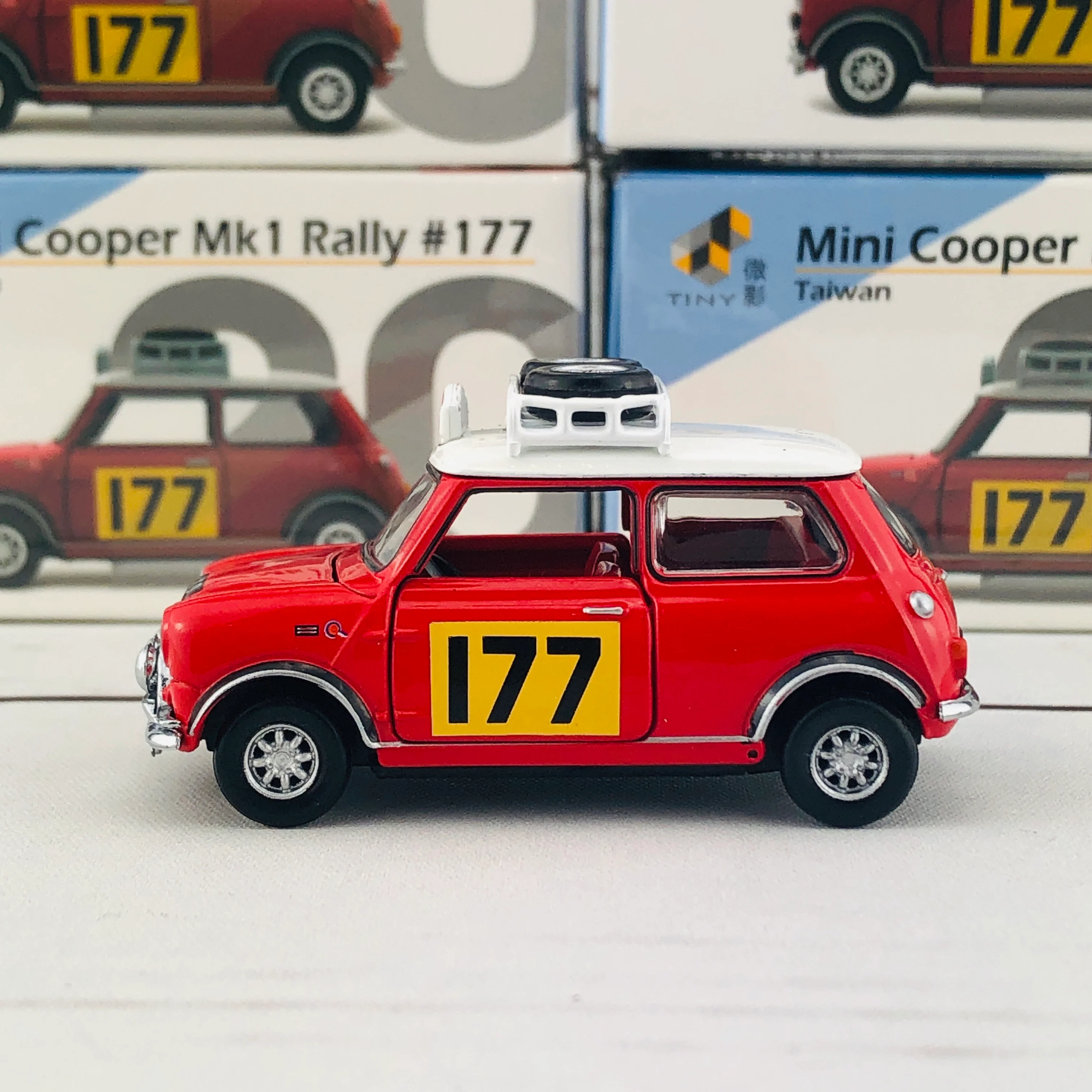 Tiny 20 Mini Cooper Mk1 Rally #177 Taiwan ATC64567 - Image 2