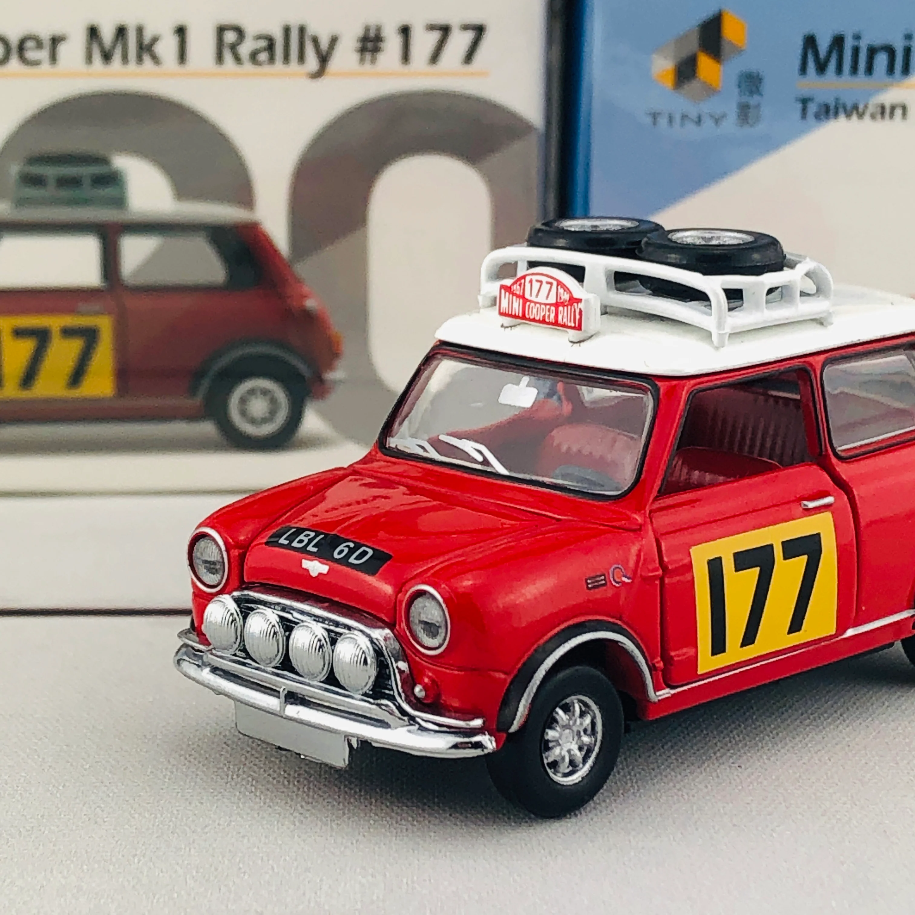 Tiny 20 Mini Cooper Mk1 Rally #177 Taiwan ATC64567 - Image 3