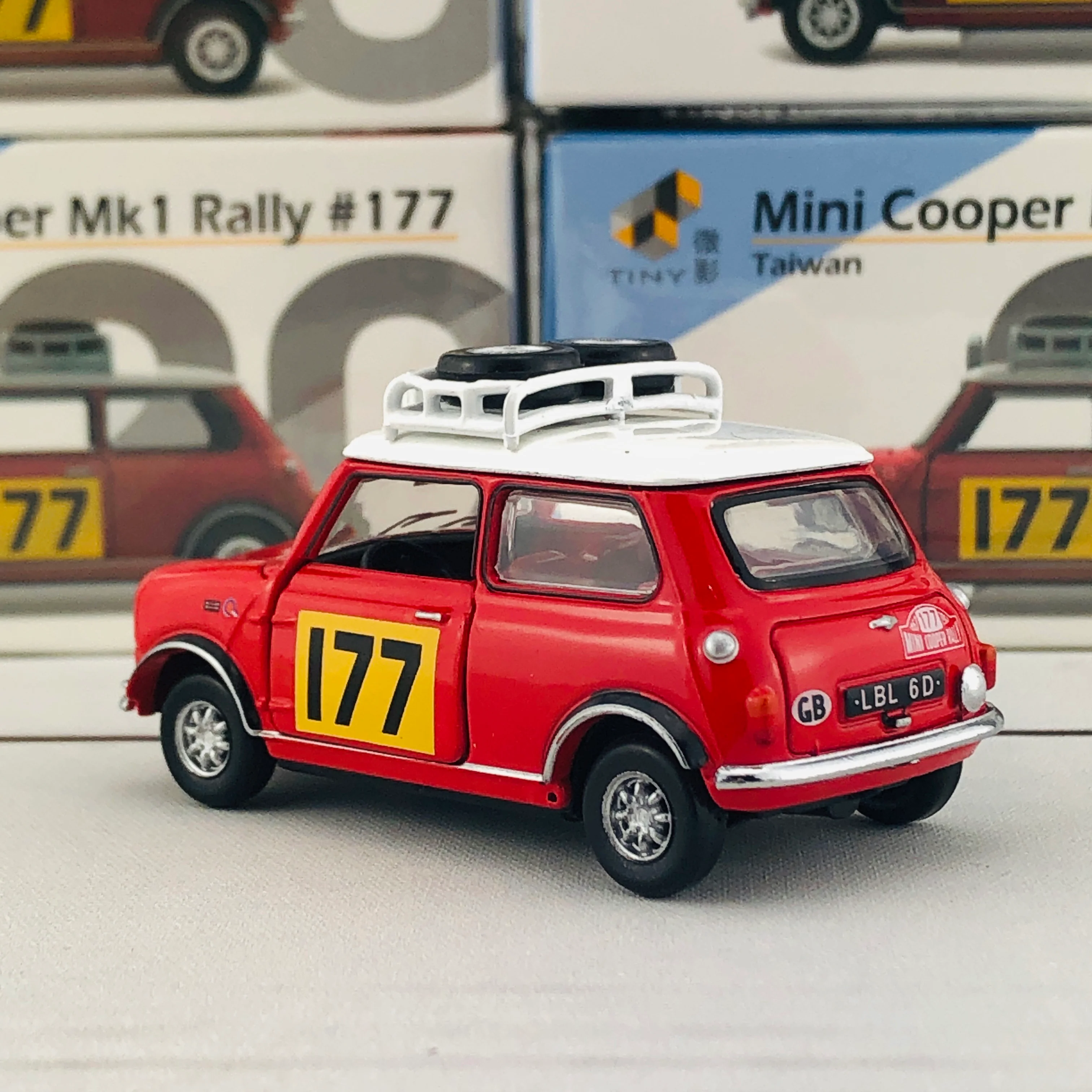 Tiny 20 Mini Cooper Mk1 Rally #177 Taiwan ATC64567 - Image 4