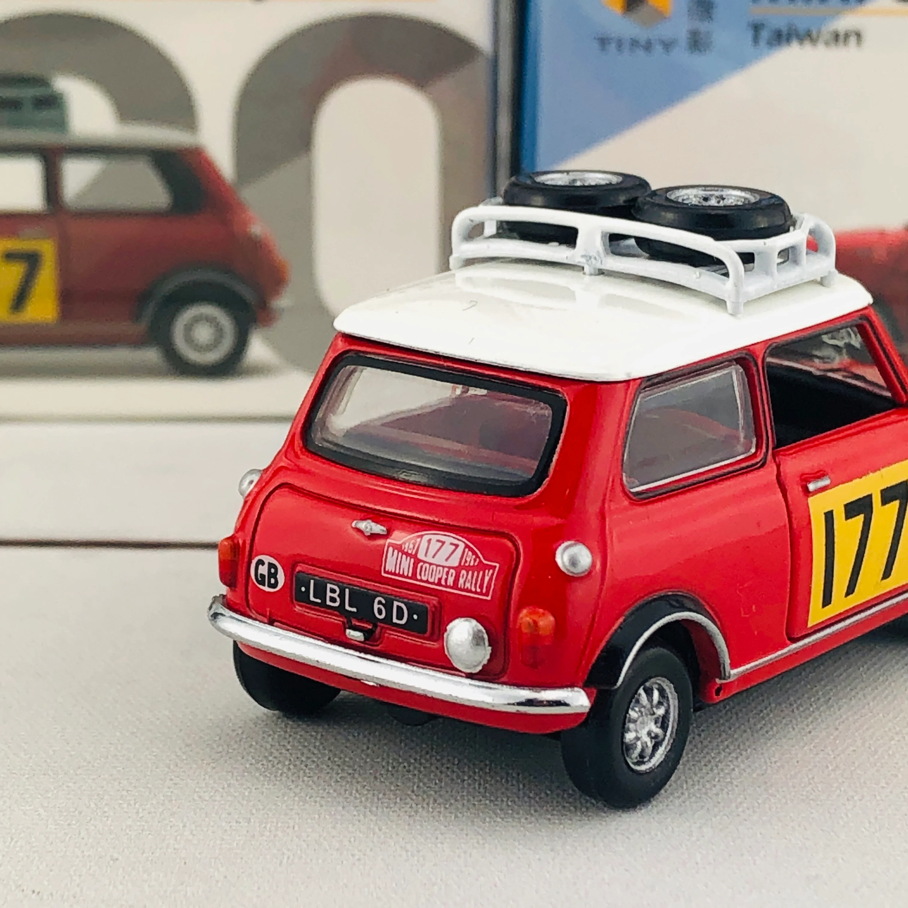 Tiny 20 Mini Cooper Mk1 Rally #177 Taiwan ATC64567 - Image 5
