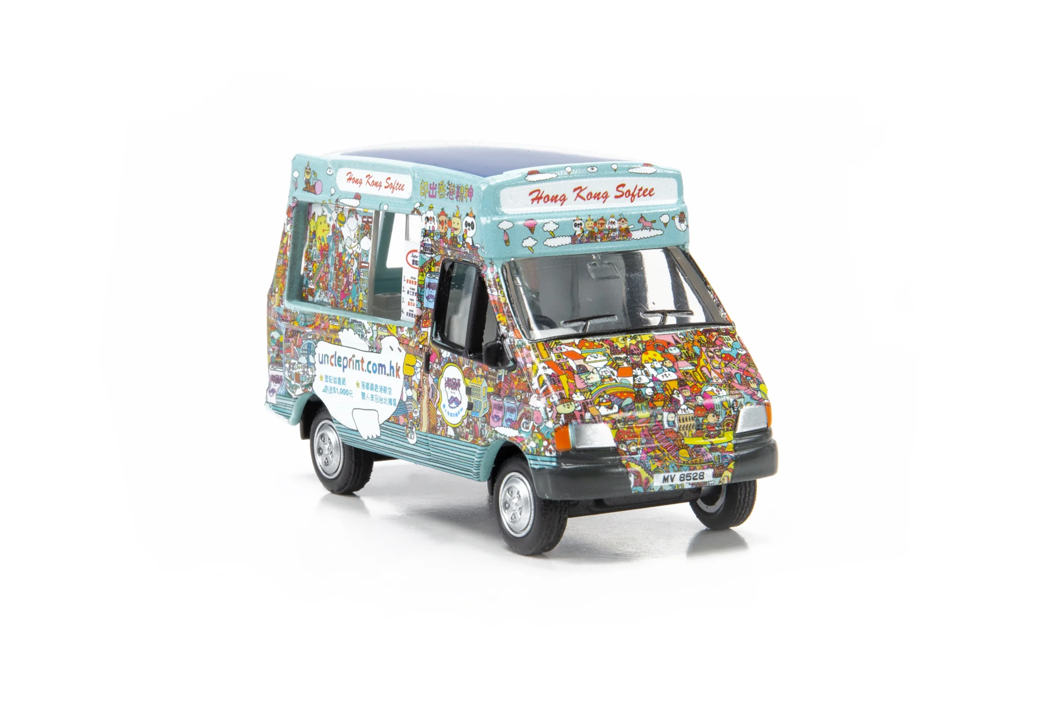 Tiny 60 Uncle Print Ice Cream Van - Image 2