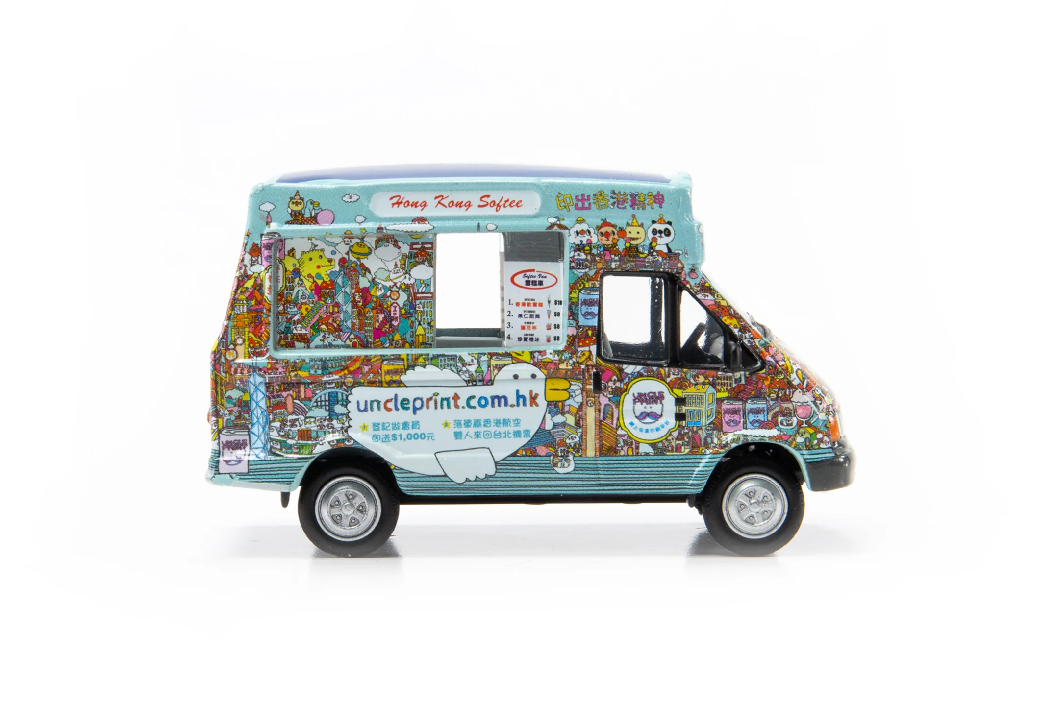 Tiny 60 Uncle Print Ice Cream Van - Image 3