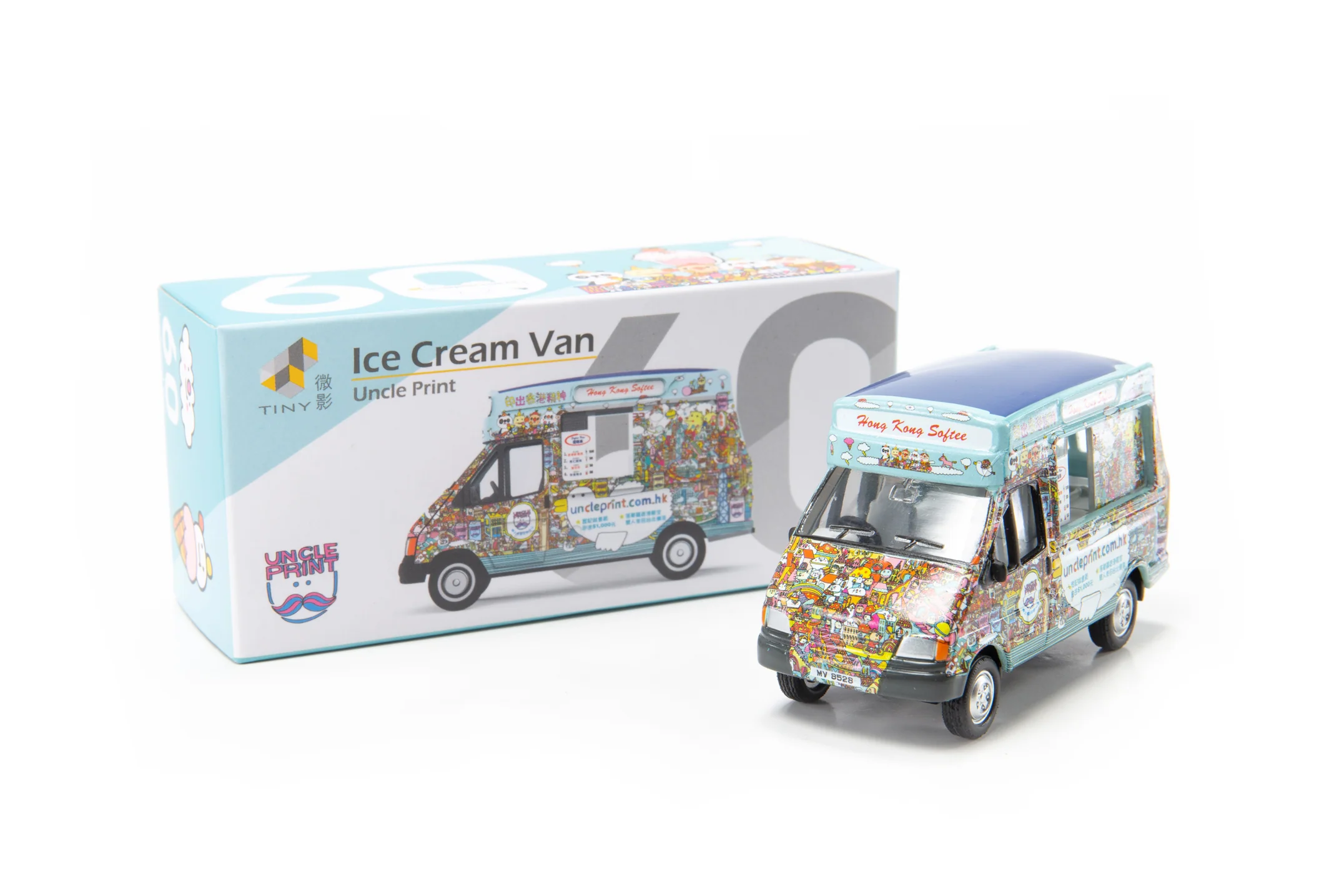 Tiny 60 Uncle Print Ice Cream Van - Image 5