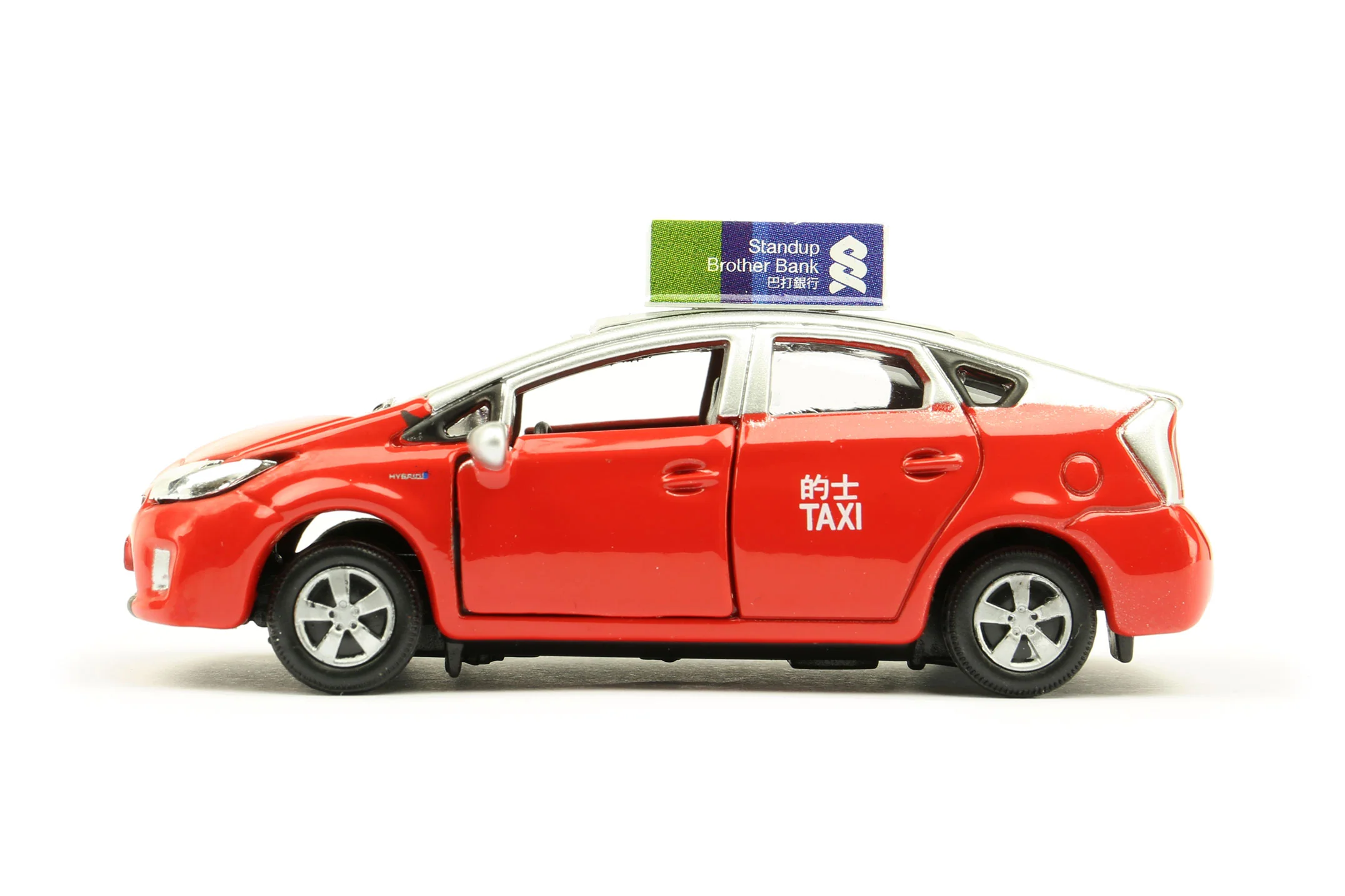 Tiny City 09 – Toyota Prius Taxi (Red) 豐田 Prius 市區的士 - Image 2