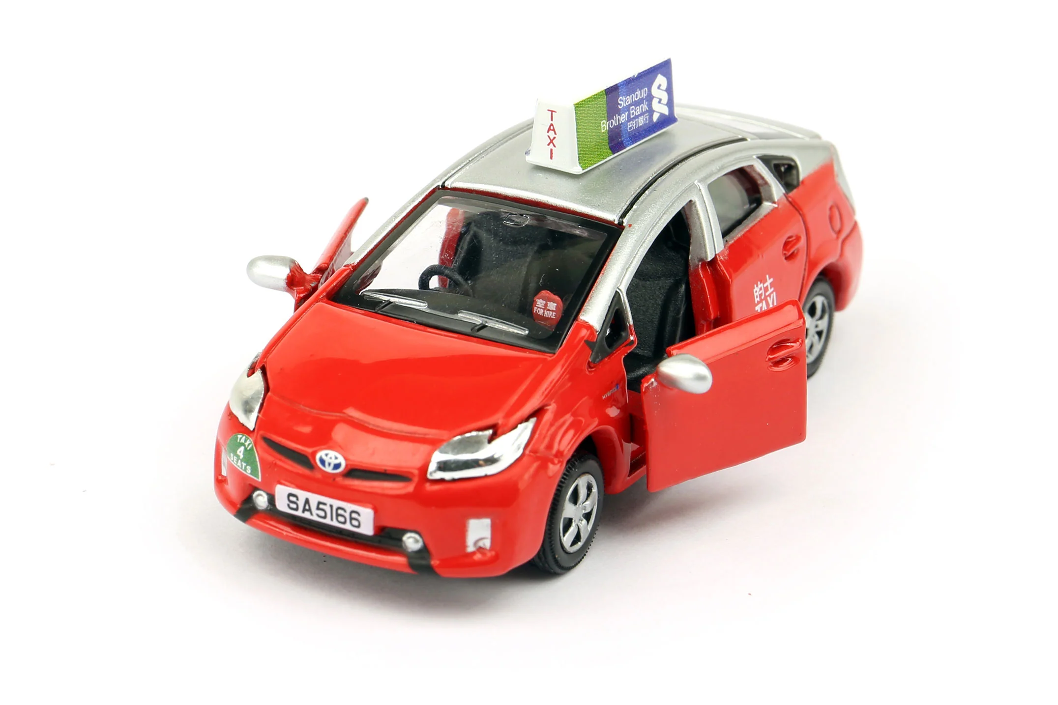 Tiny City 09 – Toyota Prius Taxi (Red) 豐田 Prius 市區的士 - Image 3